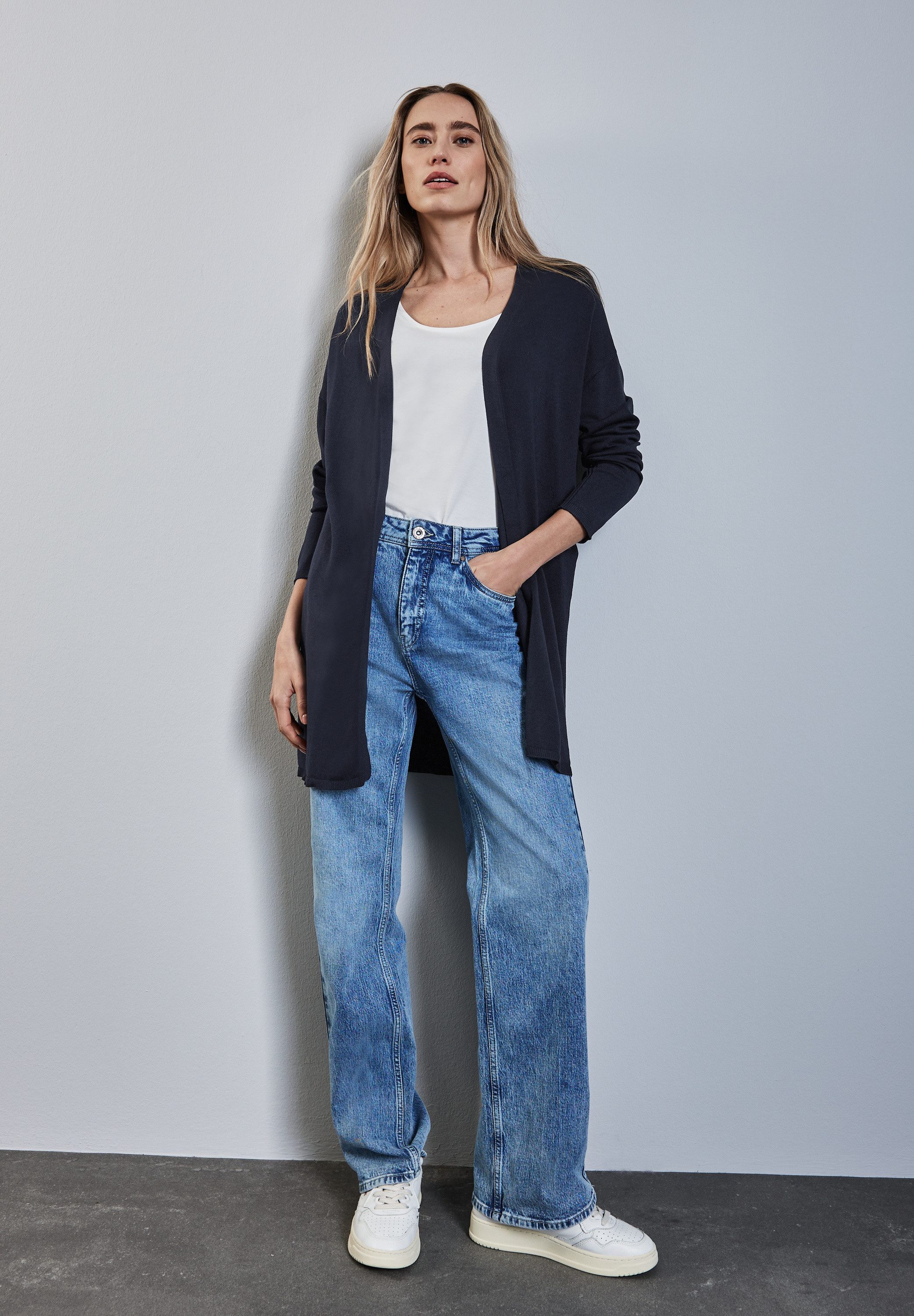 STREET ONE Strickjacke aus softer Viskose