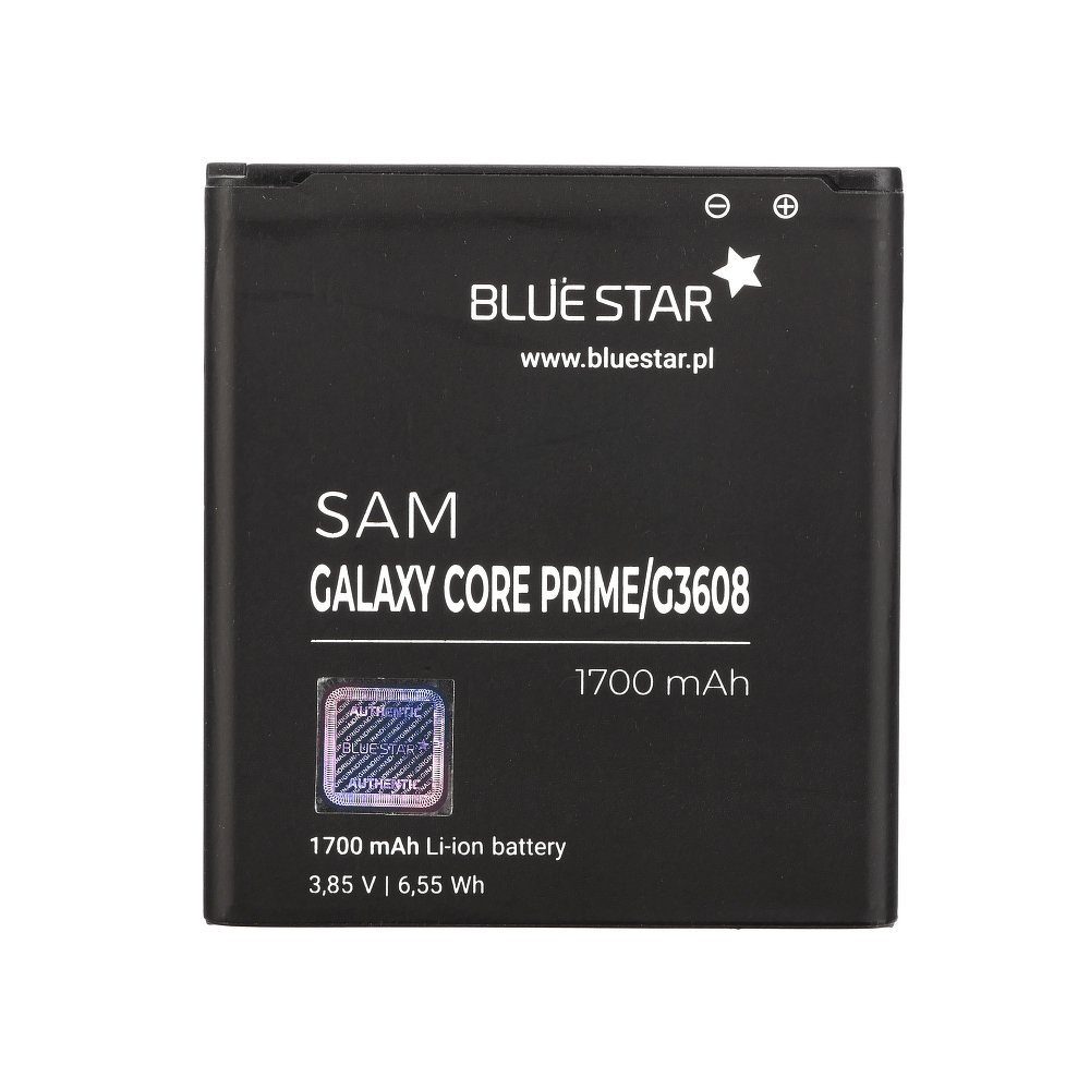 BlueStar Bluestar Akku Ersatz kompatibel mit Samsung Galaxy Core Prime G3608 G3606 G3609 2200 mAh Austausch Batterie Accu EB-BG360CBC Smartphone-Akku