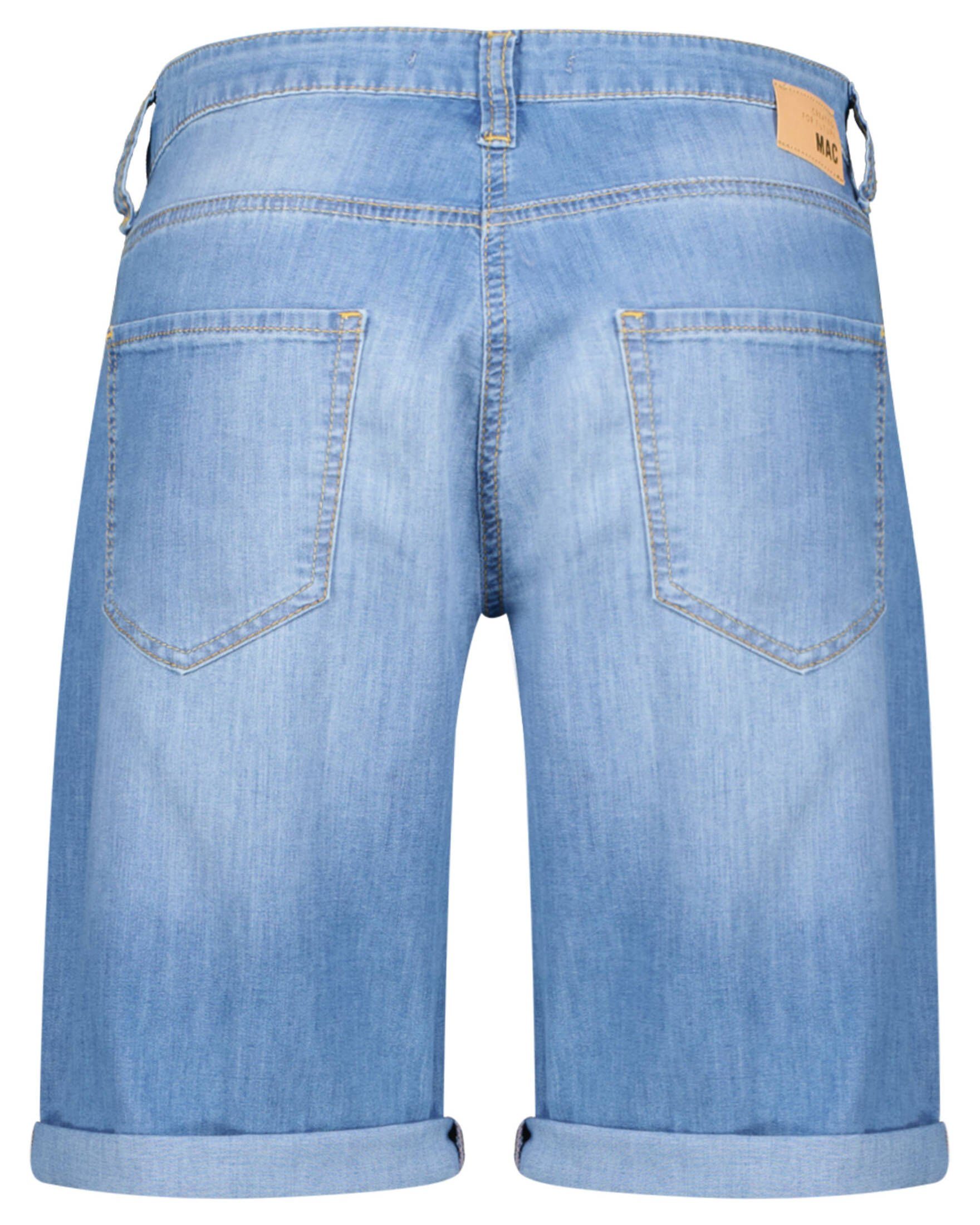 Shorts stoned (1-tlg) Damen (81) MAC Jeansshorts SHORTY blue
