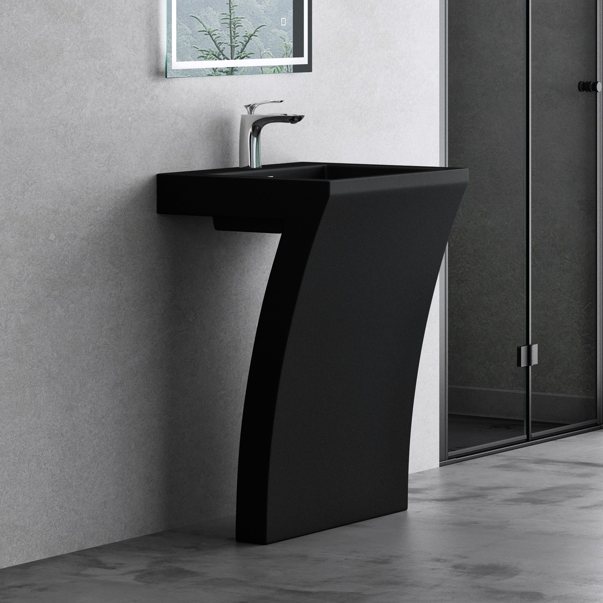 doporro Waschbecken Design Standwaschbecken Col07 Gussmarmor günstig online kaufen