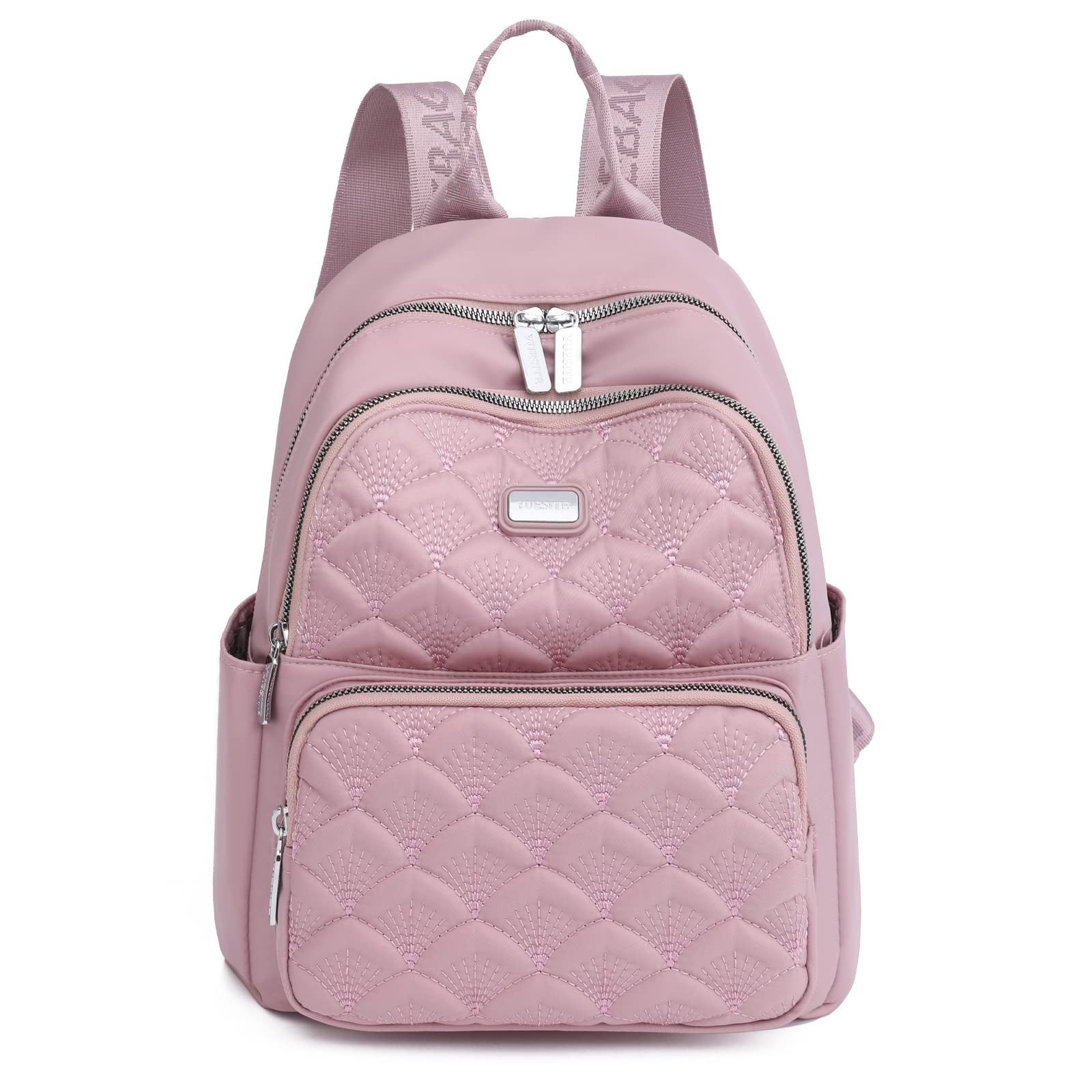 AquaBreeze Cityrucksack Rucksack Damen Klein Elegant Schultertasche Cityrucksack (Casual Anti-Thef Arbeitsrucksack, Nylon Reiserucksack), Wasserdicht Damenrucksack für Fraue