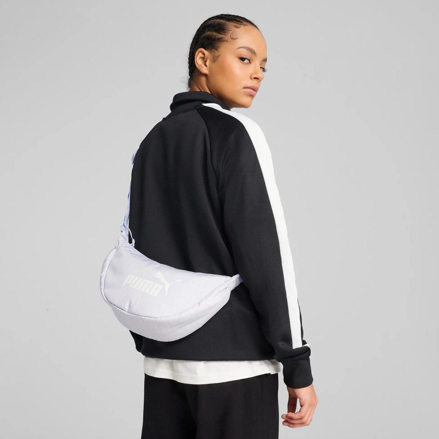 PUMA Umhängetasche Puma Umhängetasche Base Half Moon cool weather (1, 1-tlg., 1)