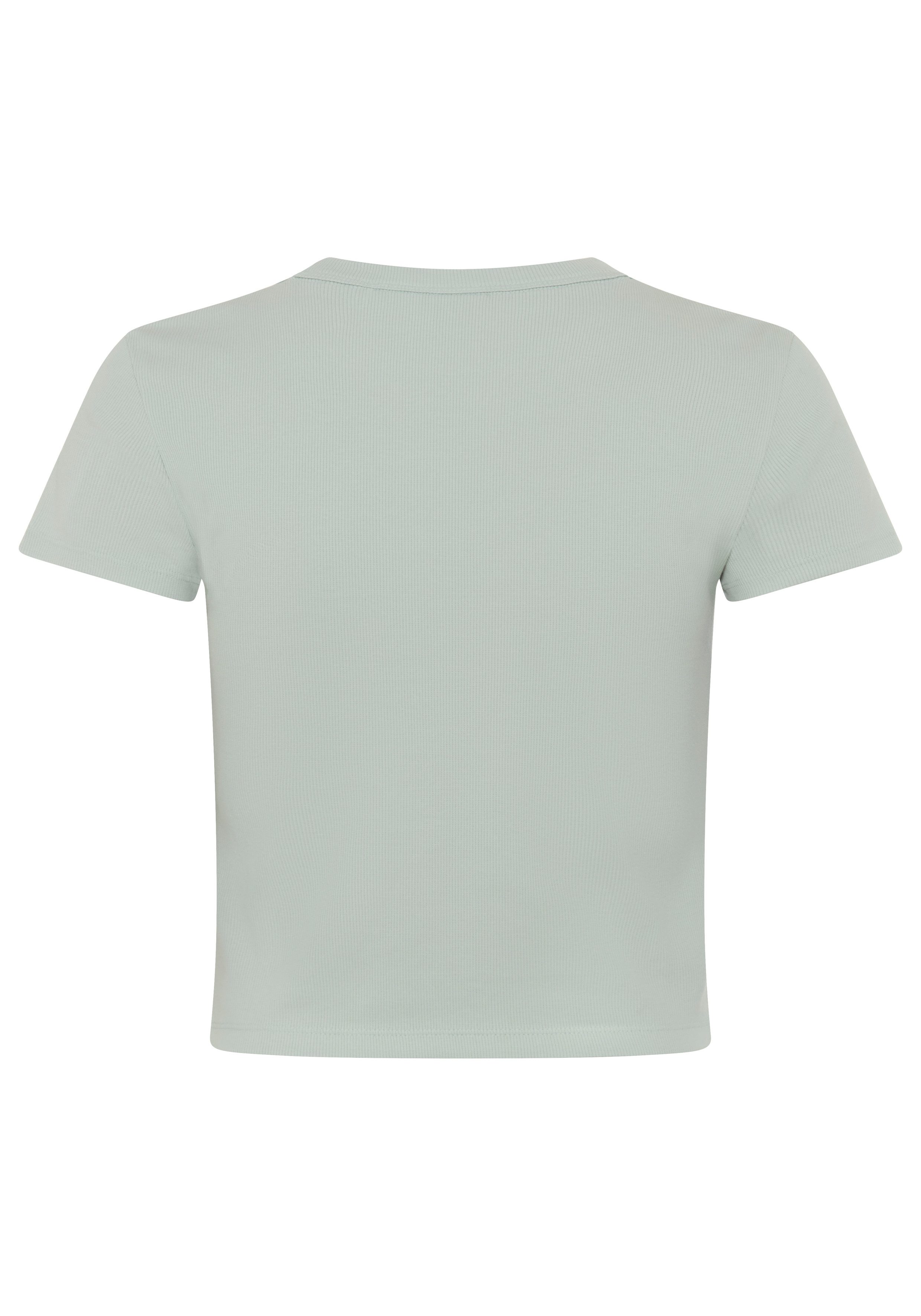 HUGO T-Shirt Baby Tee in verkürzter Länge – Bild 2 von 2