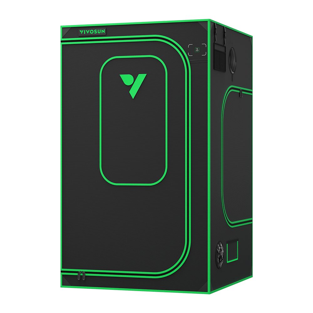 VIVOSUN Gewächshaus VIVOSUN Growbox Pro, BxTxH: 120 x 120 x 200 cm, BxLxH: 120 x 120 x 200 cm, 1-St., 2000D Oxford Gewebe