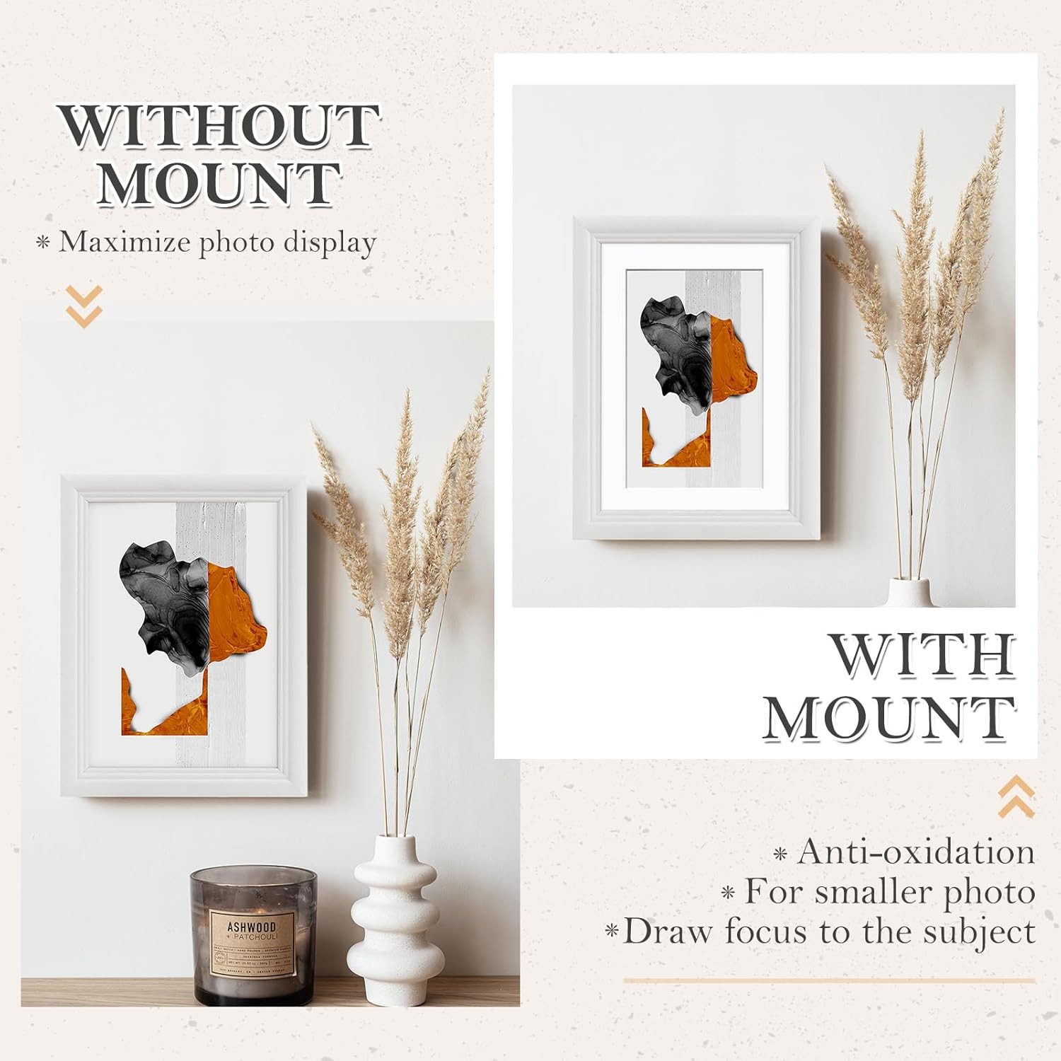 Woltu Bilderrahmen, für 1 Bilder (1 St), Artos Stil Holzrahmen Fotogalerie günstig online kaufen