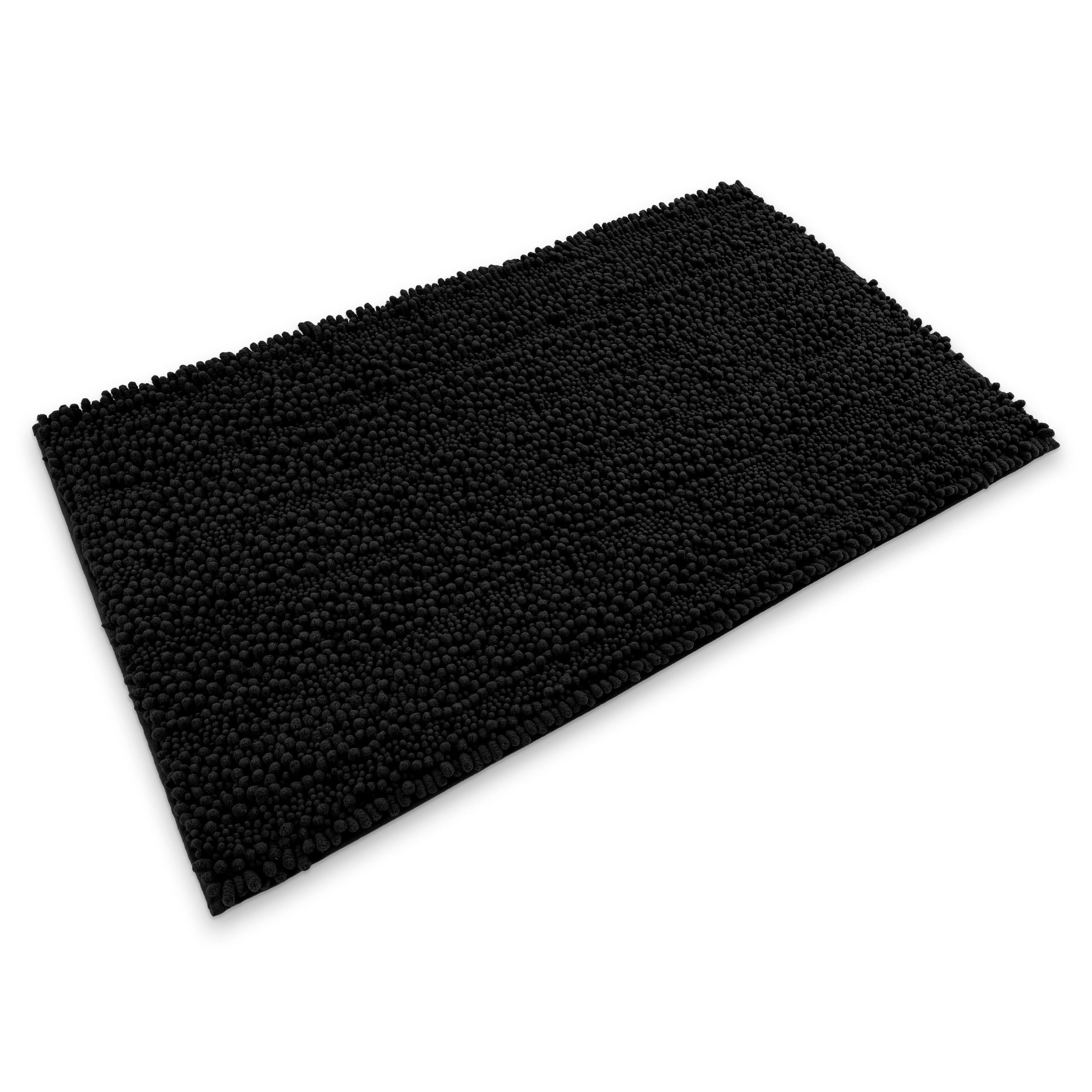 OTTO home Badematte Torrni, Höhe 22 mm, rutschhemmend beschichtet, schnell trocknend, fußbodenheizungsgeeignet, Polyester, rechteckig, Badteppich, getuftet, modern, Uni, antirutsch, flauschig, hochflor