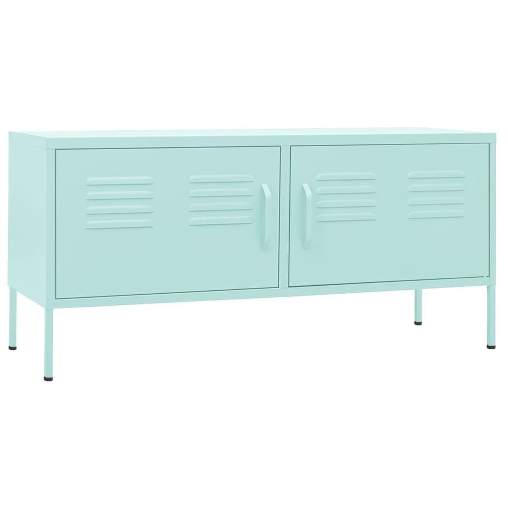 vidaXL TV-Schrank TV-Schrank Minzgrün 105x35x50 cm Stahl (1-St)
