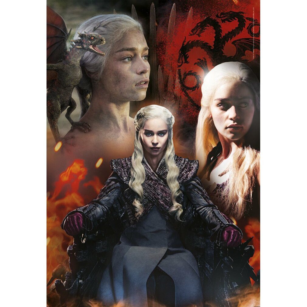 Clementoni® Puzzle Game of Thrones: Daenerys Targaryen 250 Teile Puzzle, Puzzleteile