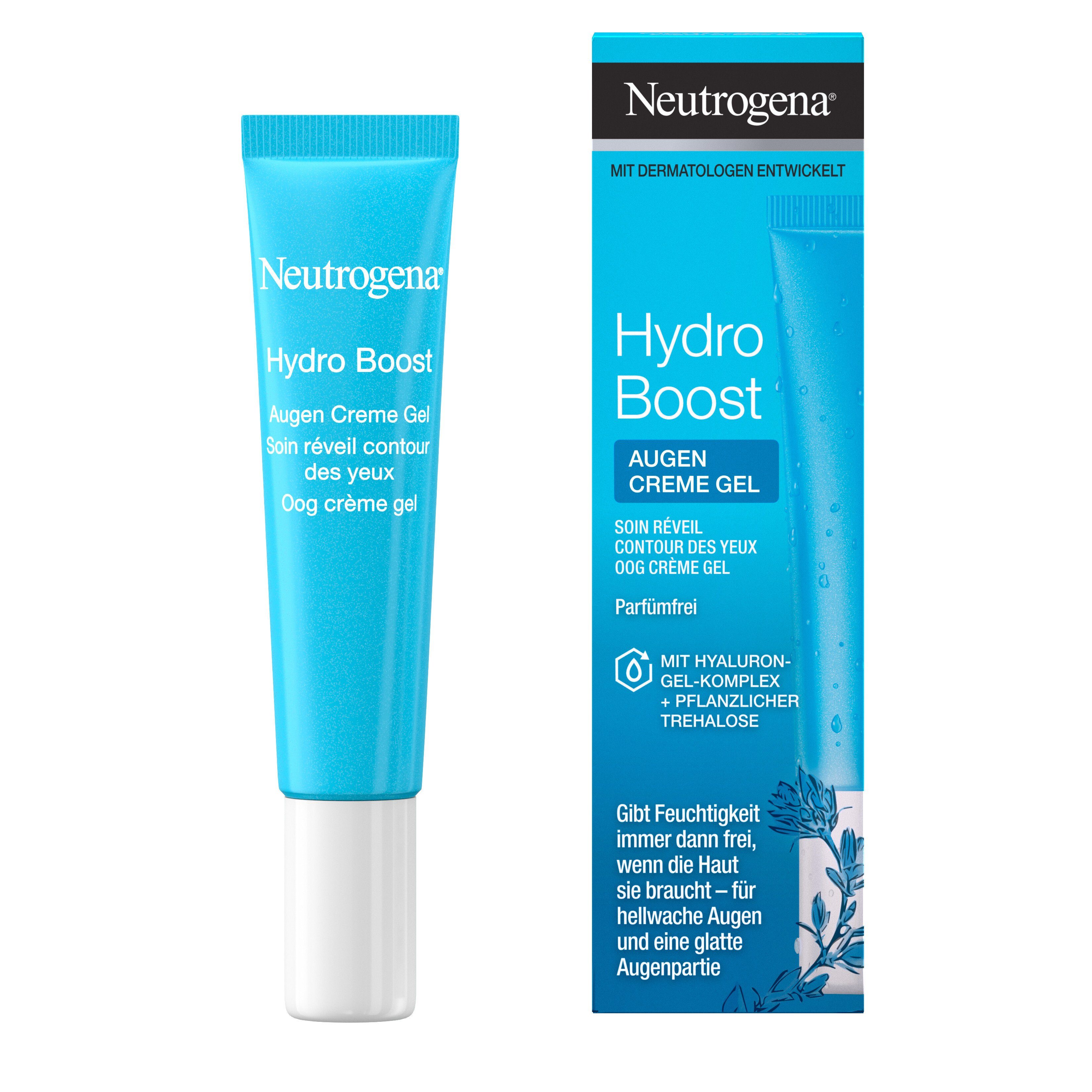 Belebendes Neutrogena 6er-Pack Augen Boost Neutrogena Creme Gel (6x Hydro Nachtcreme 15ml)