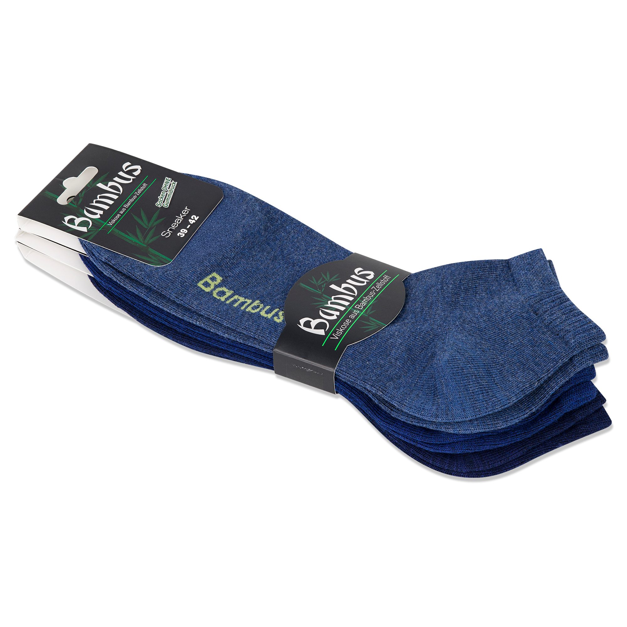 footart Sneakersocken Sneaker Socken Bambus Viskose ohne Gummibund foot-art bamboo:line (6 Paar)