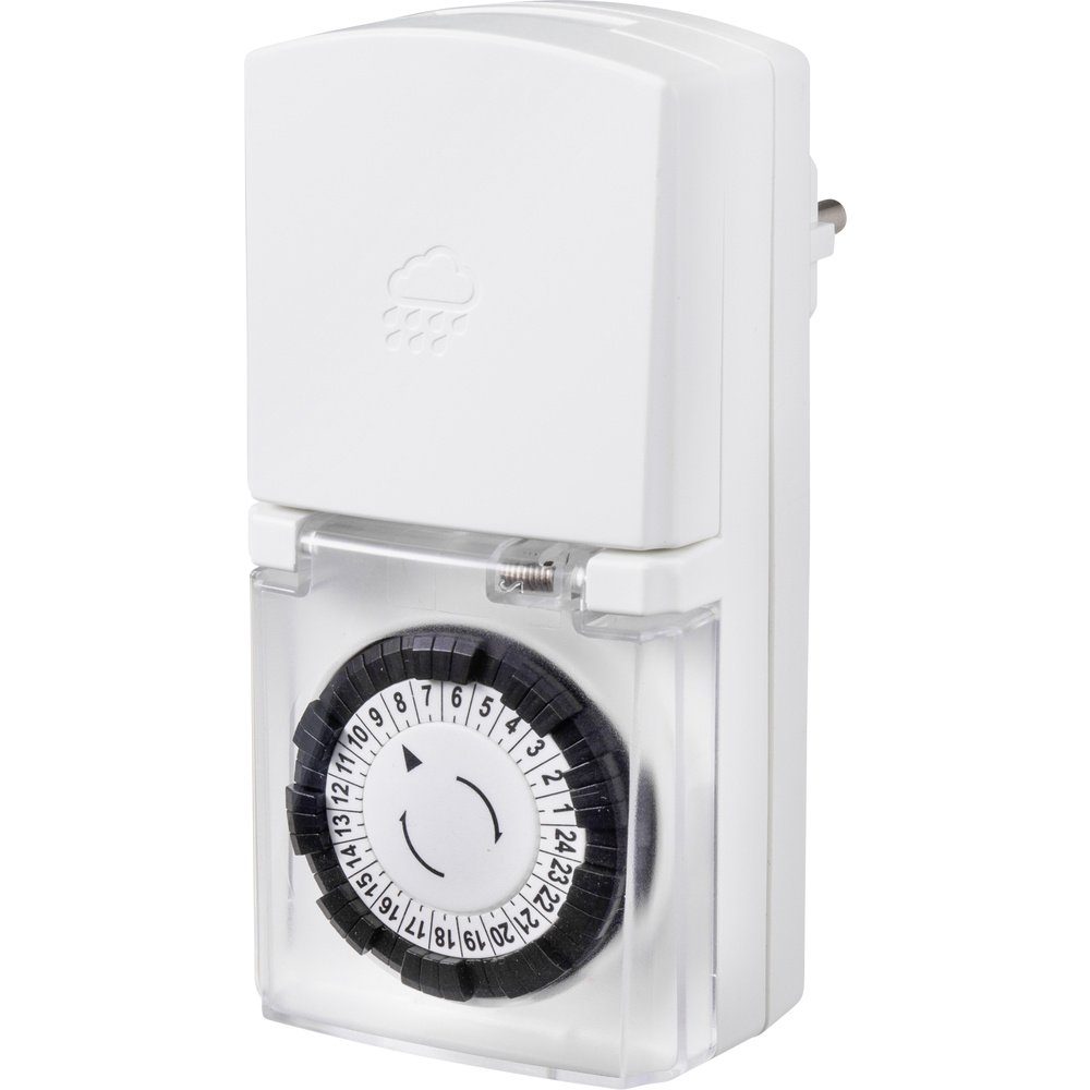 Zeitschaltuhr Sygonix SY-5042670 Steckdosen-Timer analog Tagesprogramm 3680 W IP44