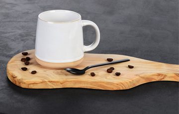 GRÄWE Kaffeelöffel (6 Stück), Kaffeelöffel 6 Stück, Edelstahl - Titan, Serie LISSABON