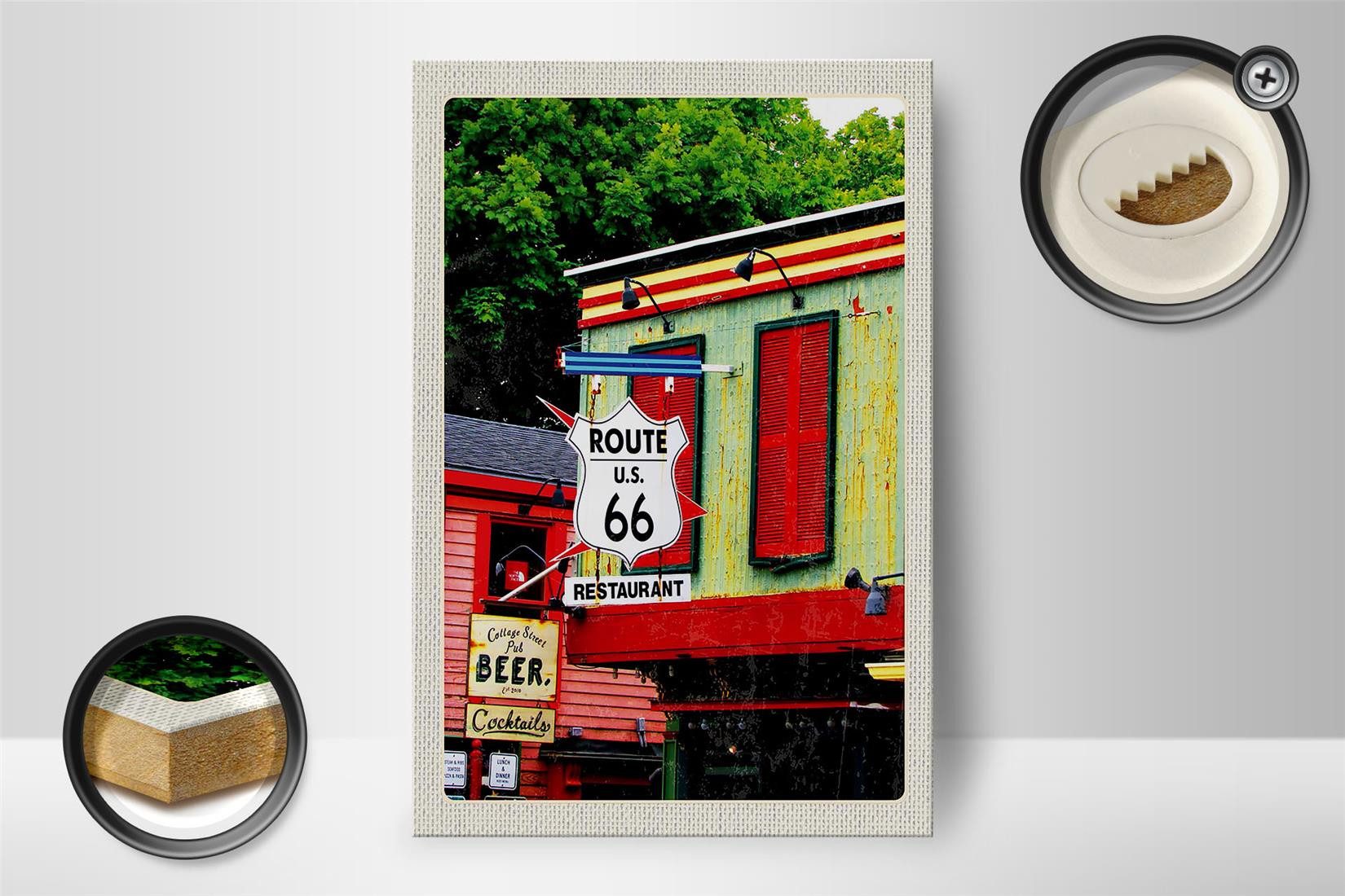 Femer GmbH Holzbild Reise 12x18 cm günstig online kaufen