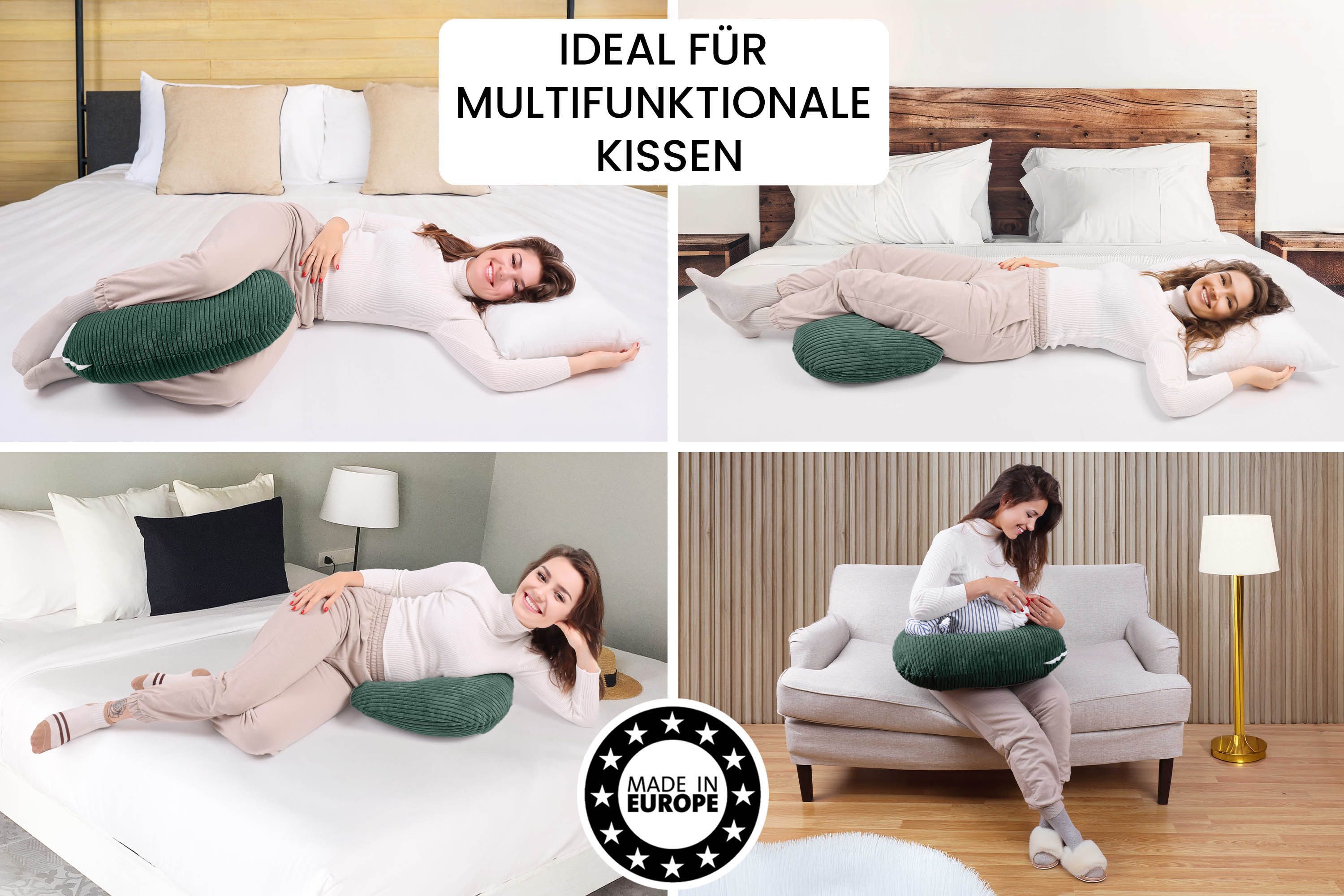 Amilian Stillkissenbezug - Ersatzbezug für Schwangerschaftskissen und Lager günstig online kaufen