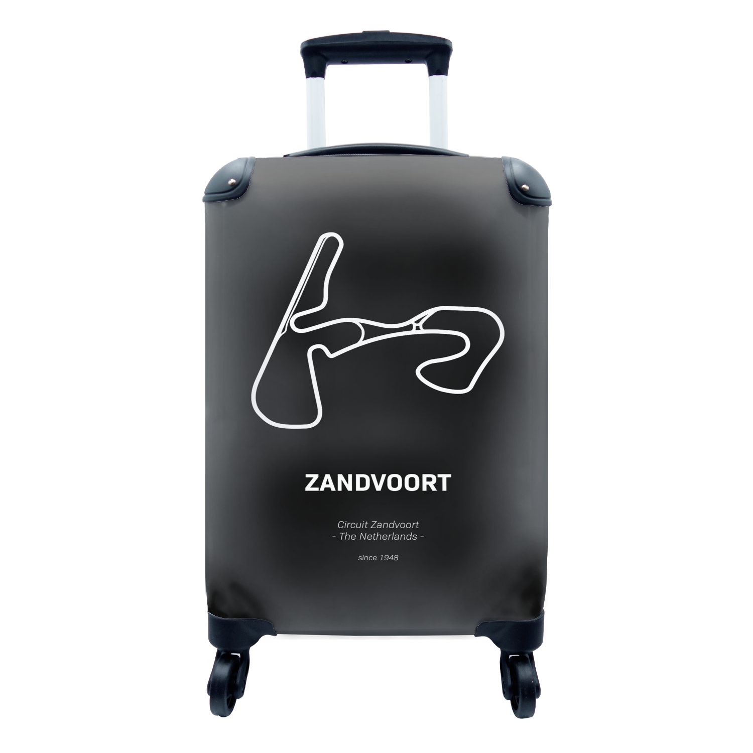MuchoWow Handgepäckkoffer Formel 1 - Zandvoort - Rennstrecke, 4 Rollen, Reisetasche mit rollen, Handgepäck für Ferien, Trolley, Reisekoffer