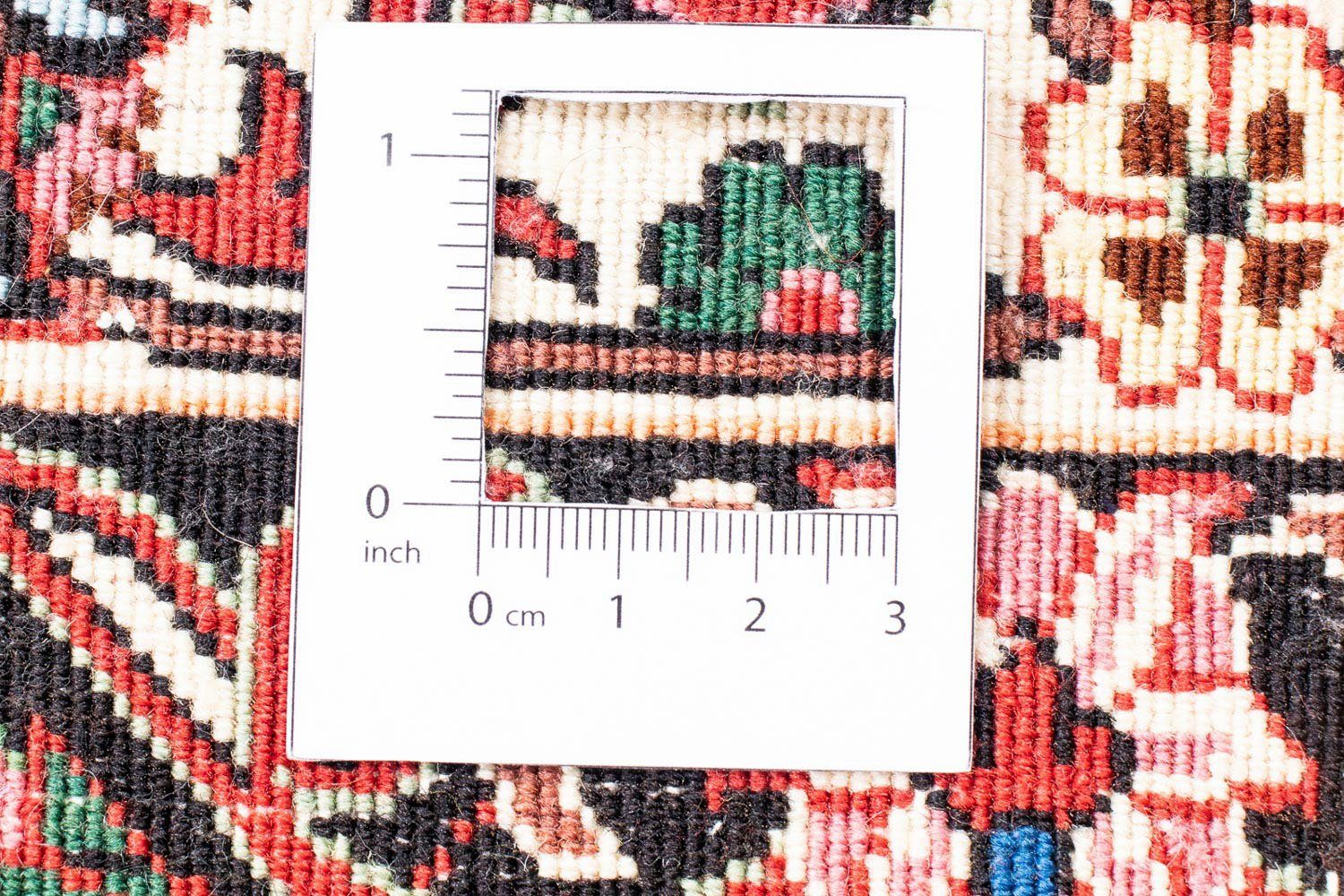 Orientteppich Perser - Bidjar - morgenland, Einzelstück Handgeknüpft, rechteckig, cm mit rot, - Zertifikat Höhe: 15 mm, x Wohnzimmer, 246 330