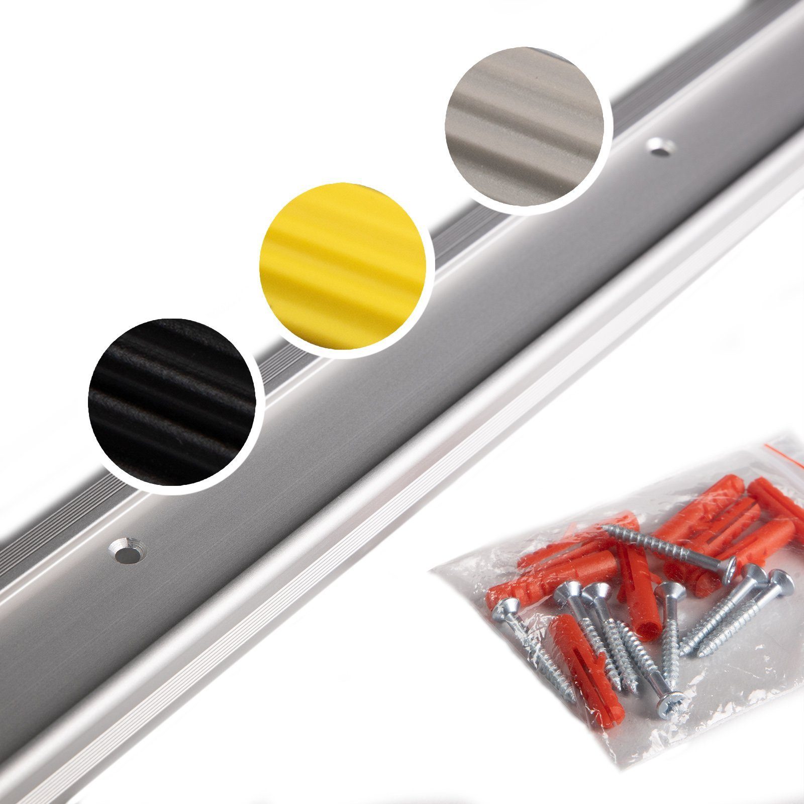 Karat Treppenkantenprofil Power Grip Gummieinlage, verschiedene günstig online kaufen