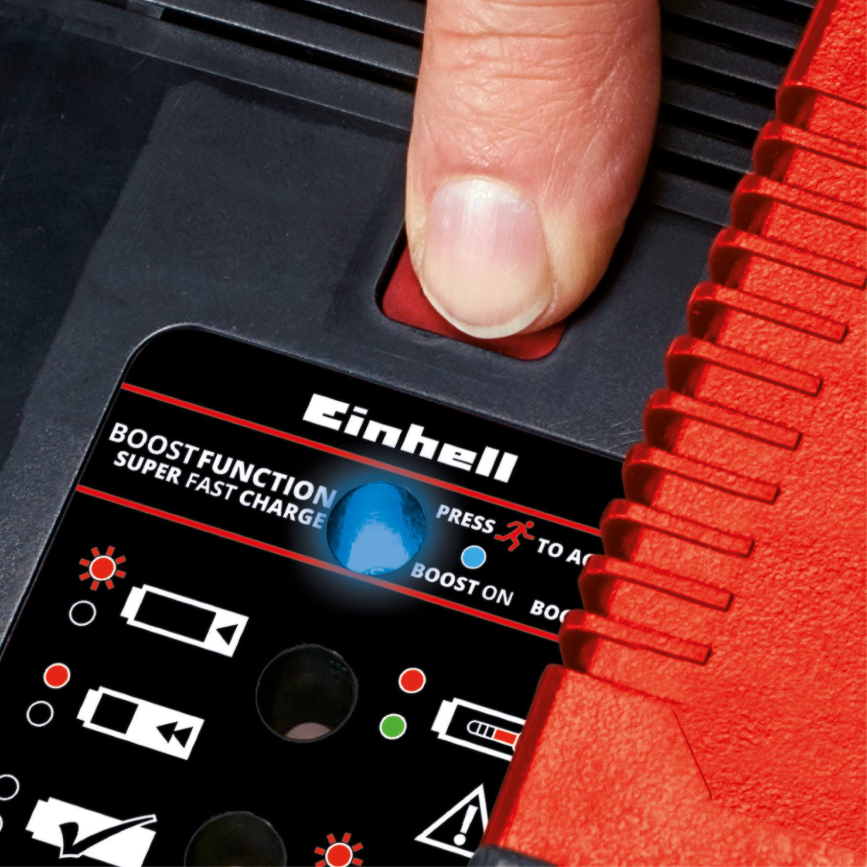 Einhell 18V 4-6Ah & 6A Boostcharger Akku-Ladestation (Packung, 2-tlg., inkl. Akku) – Bild 3 von 3