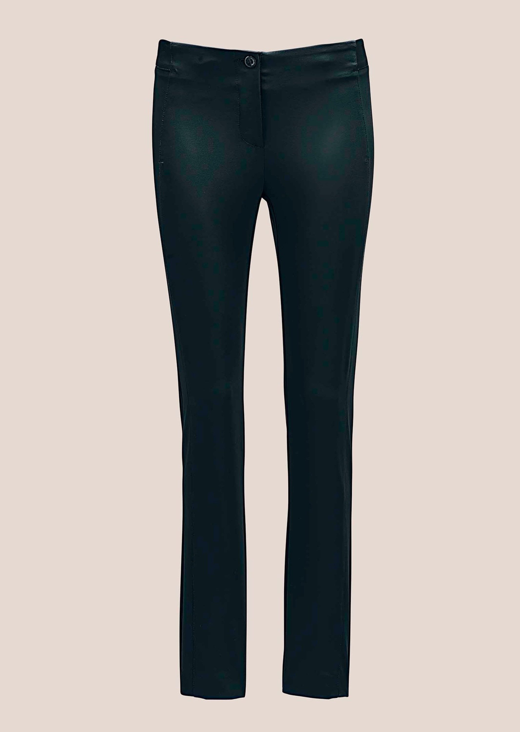 MADELEINE Stoffhose Schlanke Stretch-Hose mit Vichy-Karo Stoffhose in Knöchellänge und ohne Taschen – Bild 5 von 5