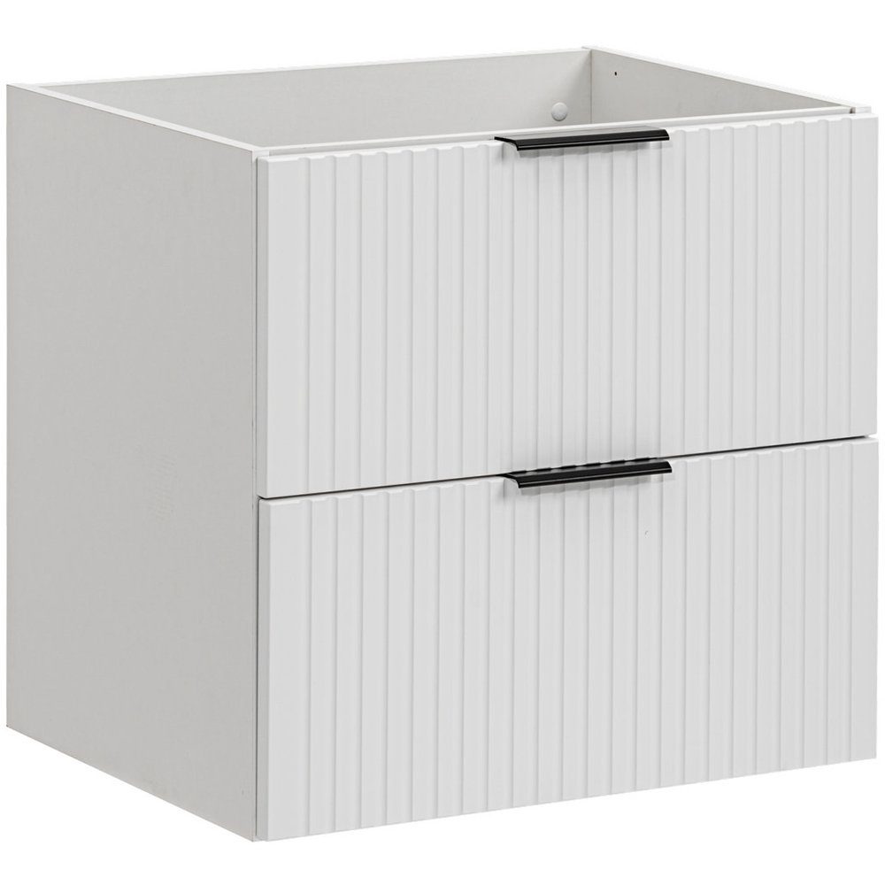 Lomadox Waschbeckenschrank ADELAIDE-56-WHITE Waschtischunterschrank matt we günstig online kaufen