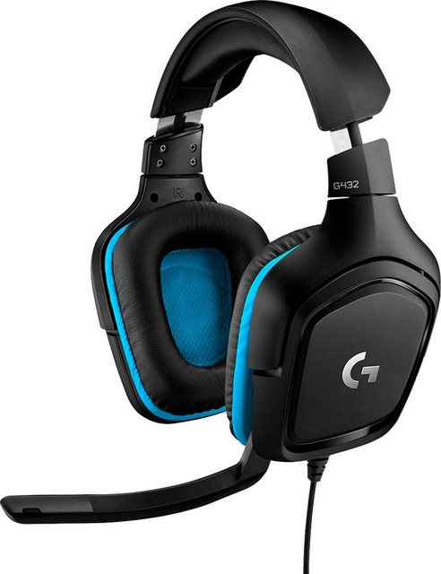 Logitech G »G432 – LEATHERETTE – EMEA« Gaming-Headset