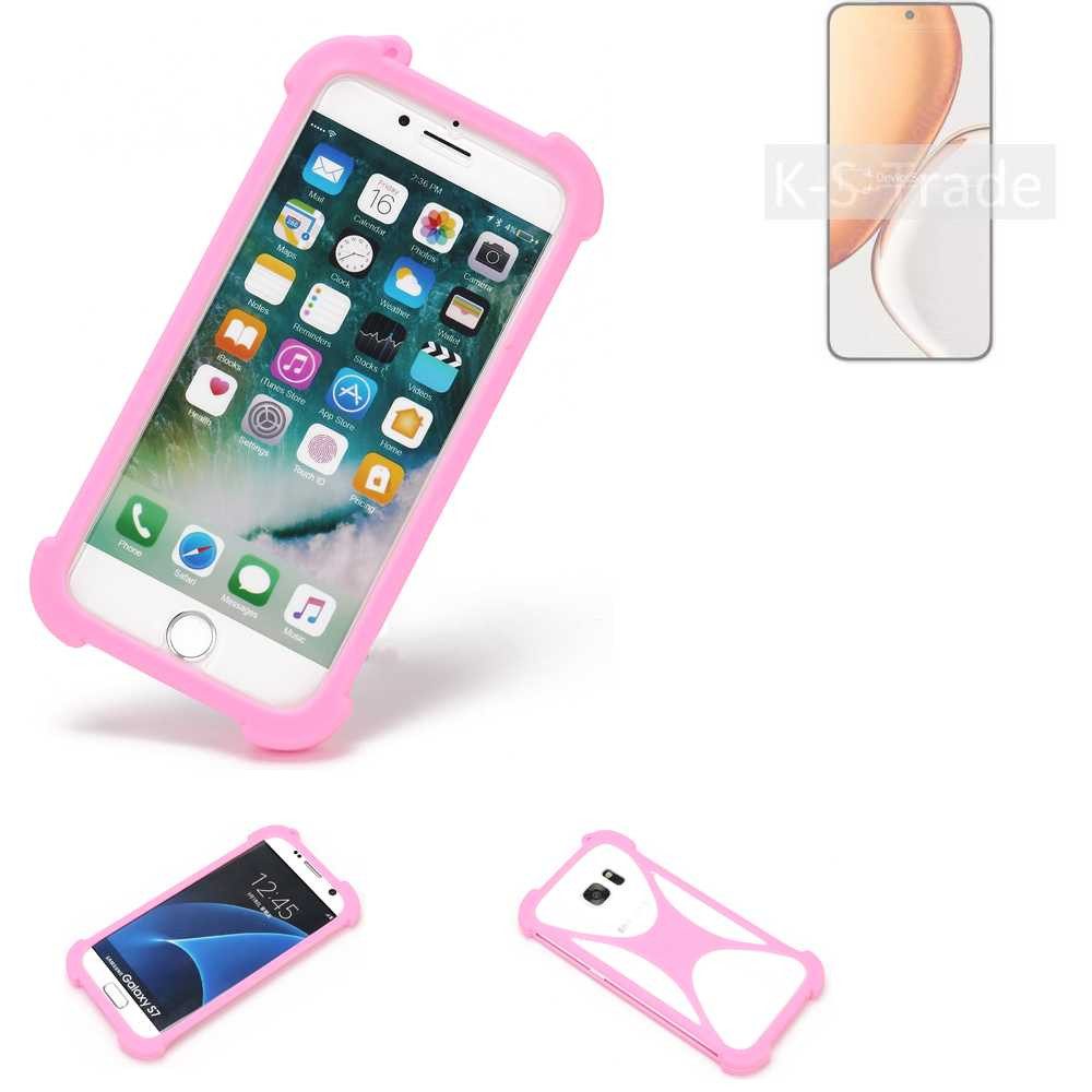 K-S-Trade Handyhülle für Honor X70, Handy Hülle Schutz Hülle Bumper Silikon Schutz Hülle Cover Case