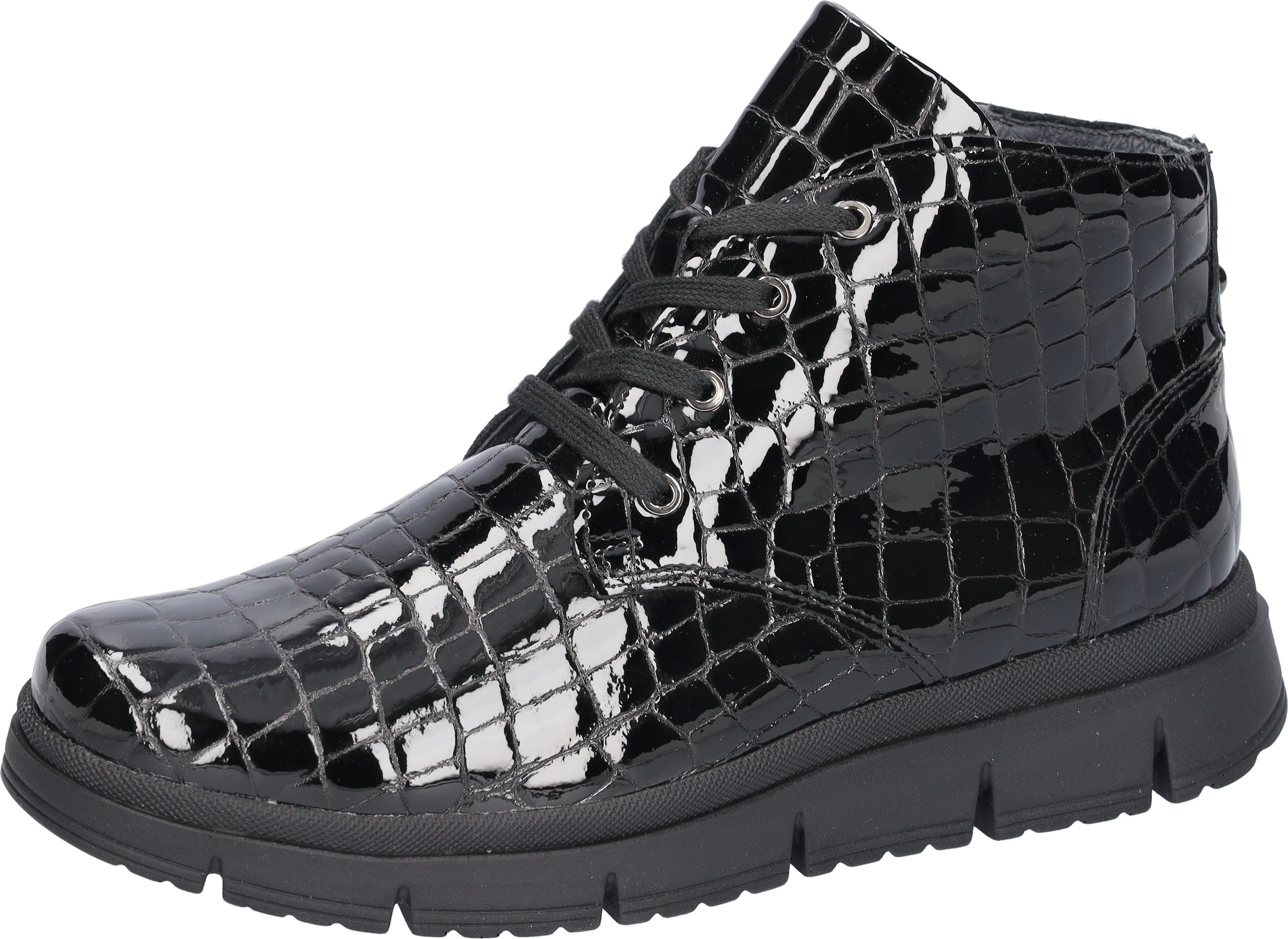 Waldläufer H-PINA Schnürstiefelette Schnürboots, High Top Sneaker, in Lack- günstig online kaufen