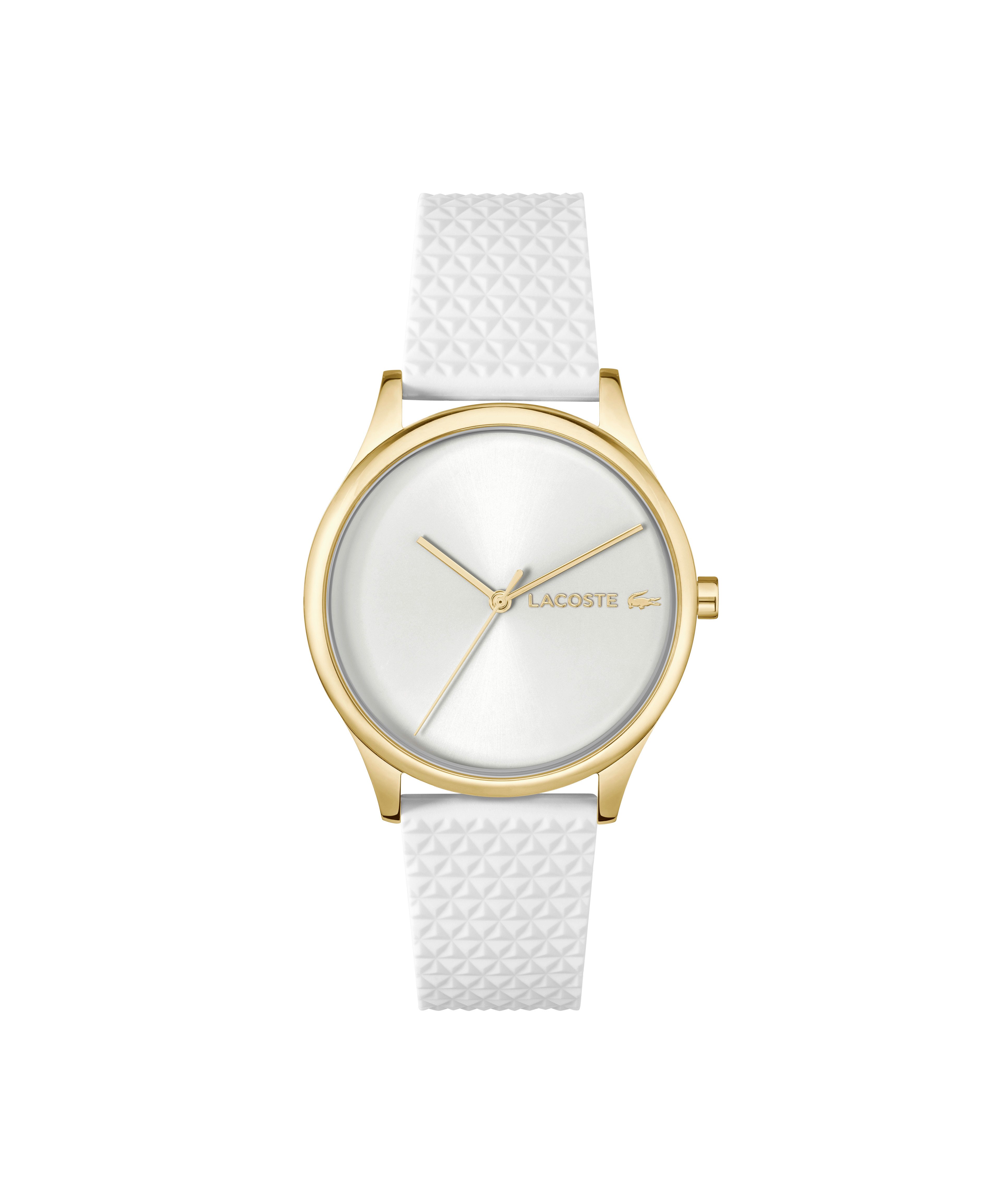 Lacoste Quarzuhr CROCODELLE 2001490, Armbanduhr, Damenuhr, Silikonarmband, analog