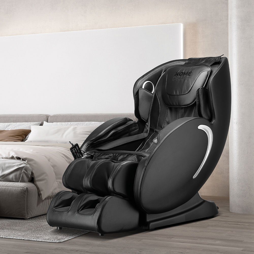 HOME DELUXE Massagesessel SONO, Zero-Gravity Liegeposition, mit Wärmefunktion, 2D Massage Technologie schwarz