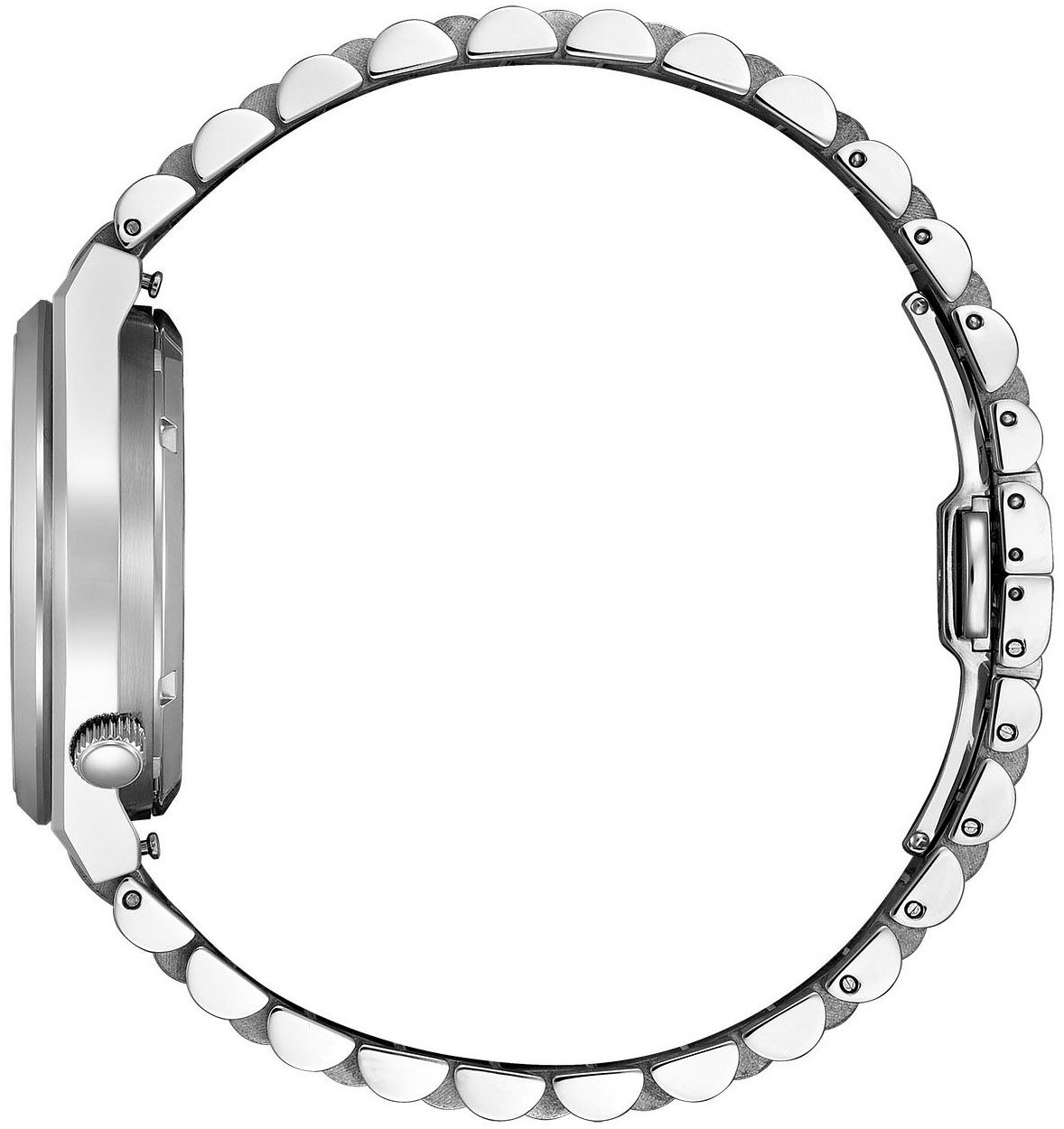 Citizen Automatikuhr Tsuyosa NK5010-51X, Armbanduhr, Mechanische Uhr, Herrenuhr, Damenuhr, Edelstahlarmband