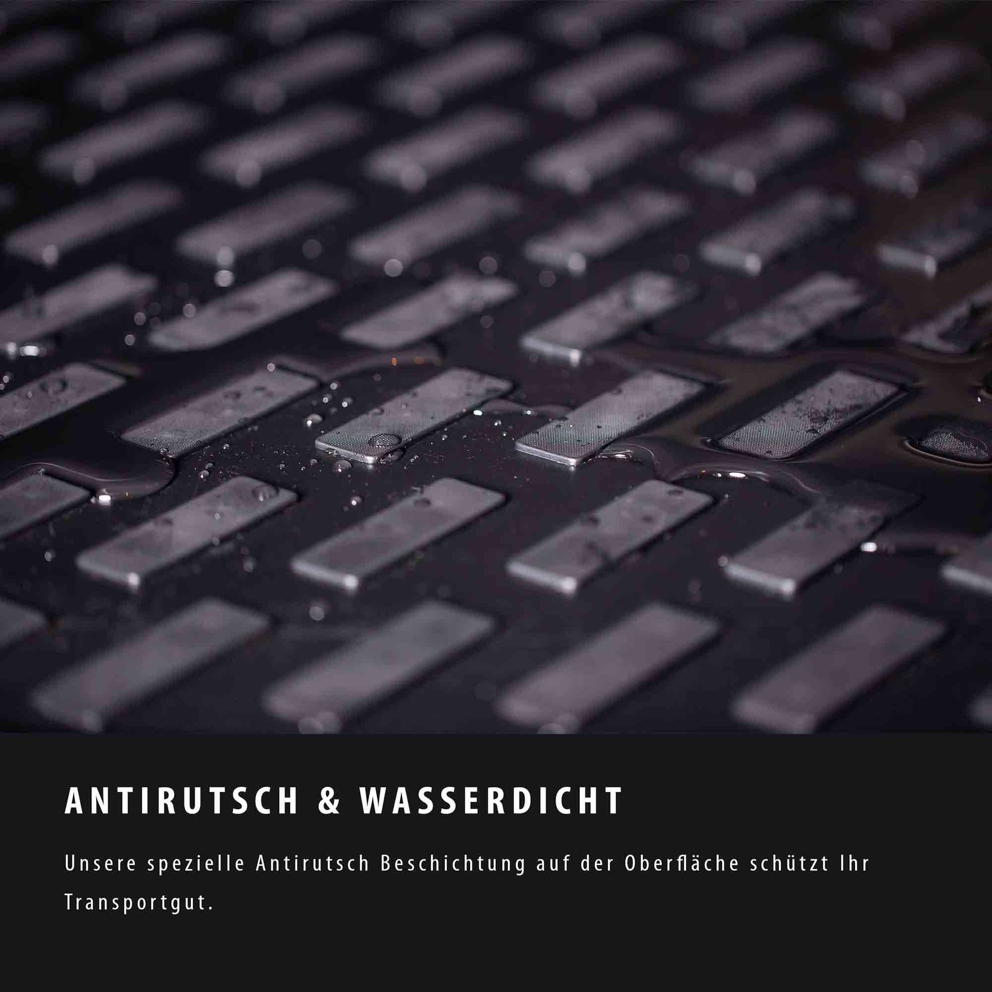 ELMASLINE boot liner for BMW X1 2009-2015 [E84] - made of rubber - Odorless, for BMW X1 - Extra high edge for more protection