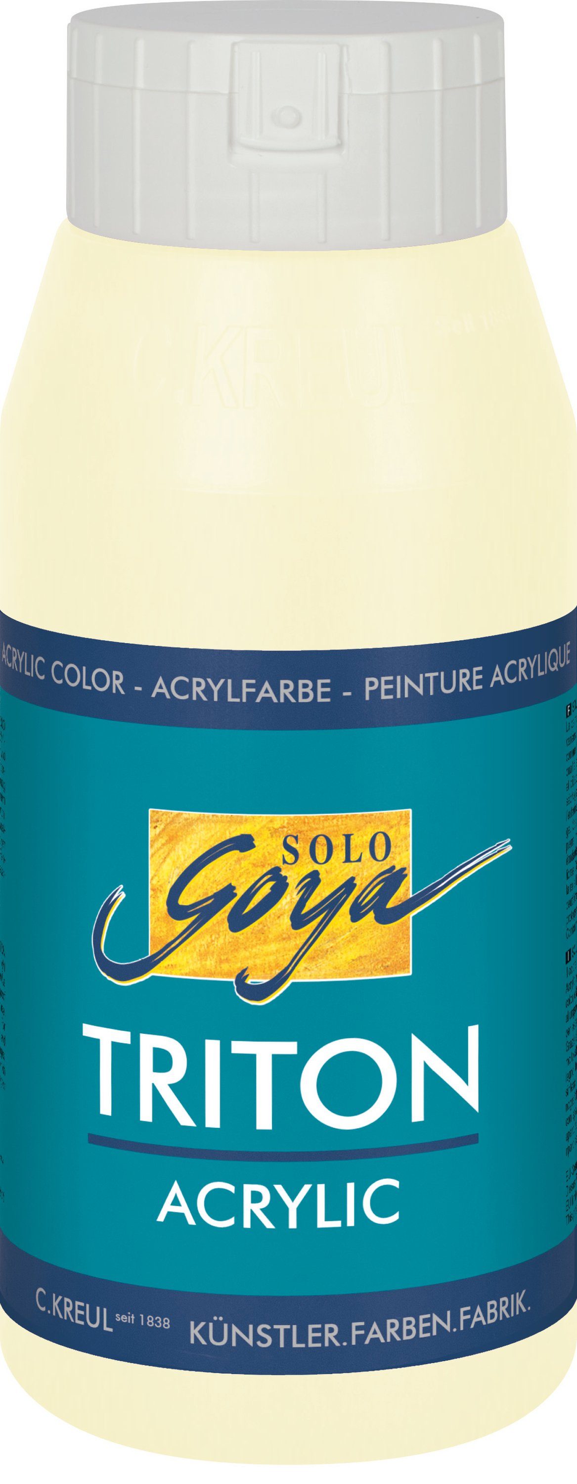 750 ml Goya Kreul Solo Acrylic, Acrylfarbe Elfenbein Triton