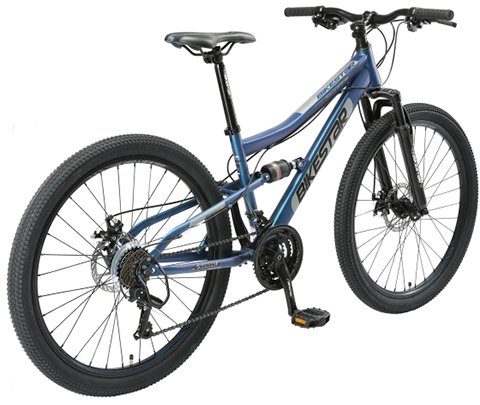Bikestar Mountainbike, 21 Gang Shimano RD-TY300 Schaltwerk, Kettenschaltung, für Damen und Herren, Kettenschaltung