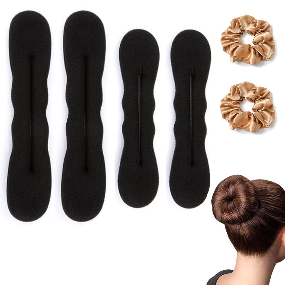 Zaewry Haarspange Magischer Haarknoten Haarhalter Schwamm Clips Haar, für Weddings, Schwamm Clips Haarnadel