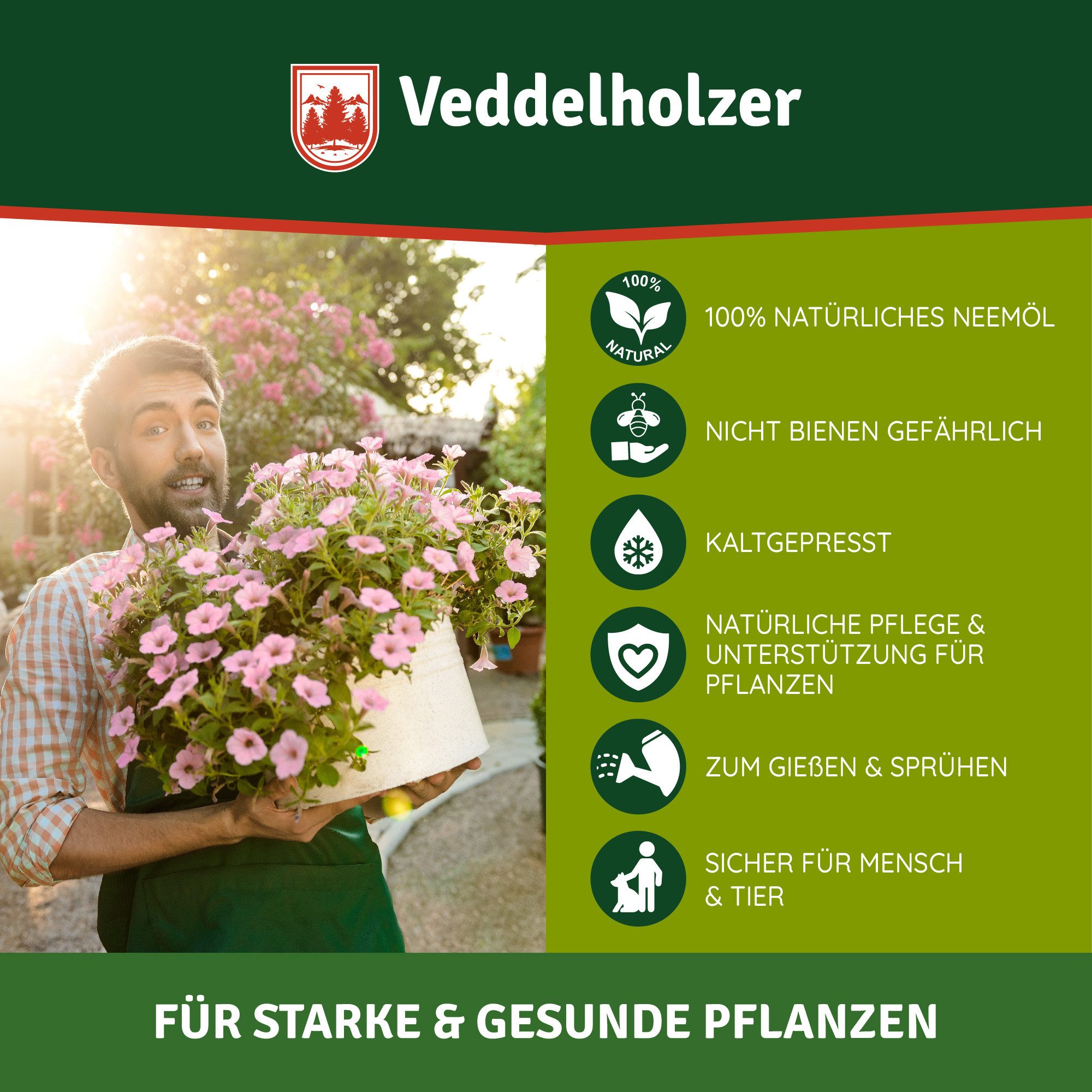 Veddelholzer Pflanzenstärkungsmittel 750 ml Premium kaltgepresstes 100% nat günstig online kaufen