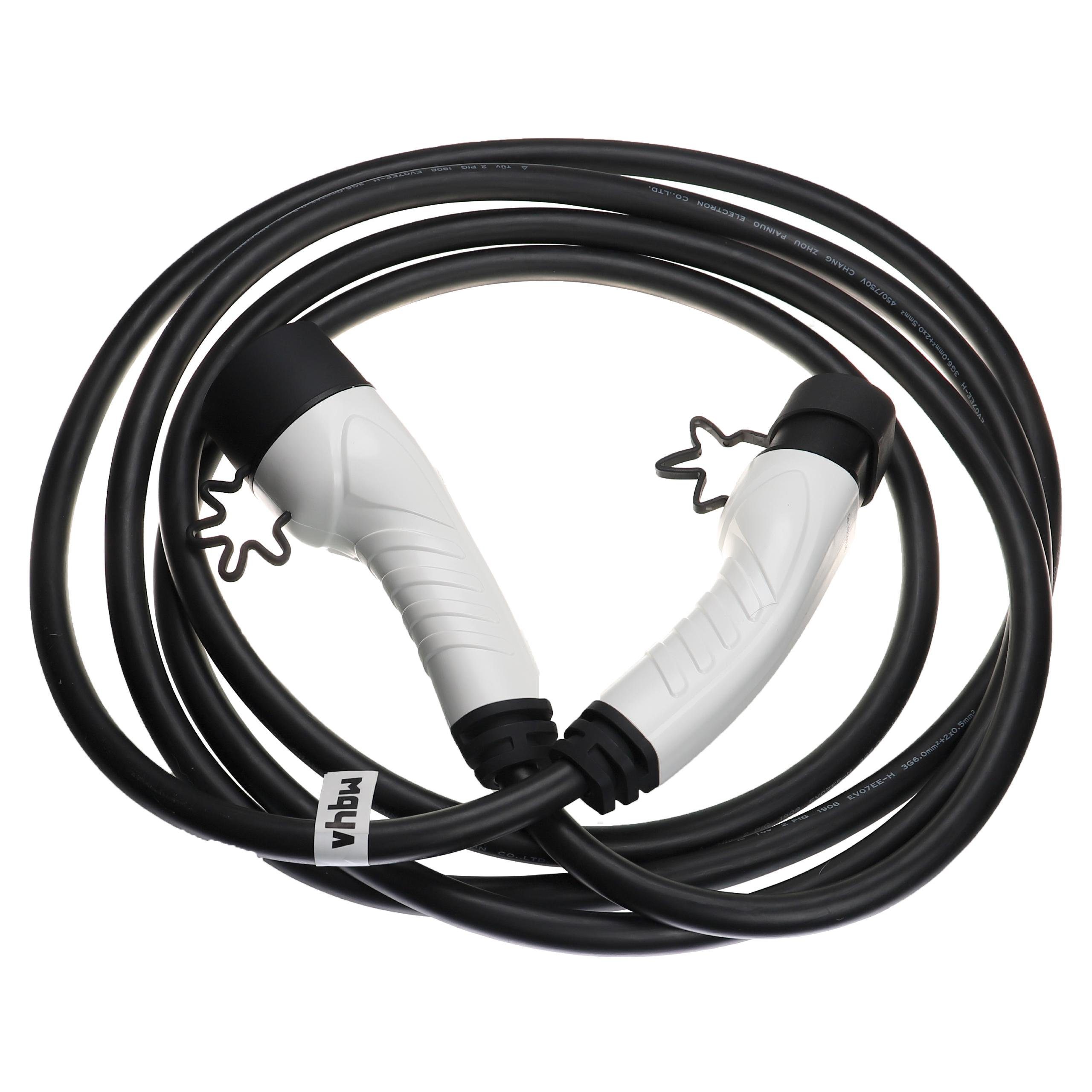 vhbw Ladekabel passend für Volkswagen Nissan Elektroauto / Plug-in-Hybrid Elektro-Kabel