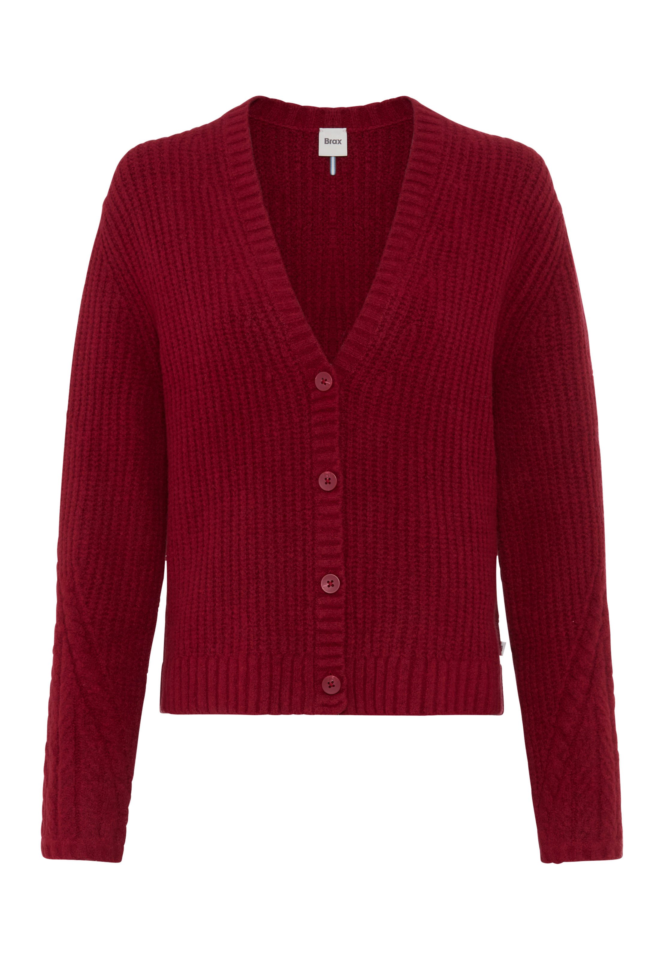 Brax Cardigan Style Cosy Cotton: Cardigan im Baumwolle-Wollmix