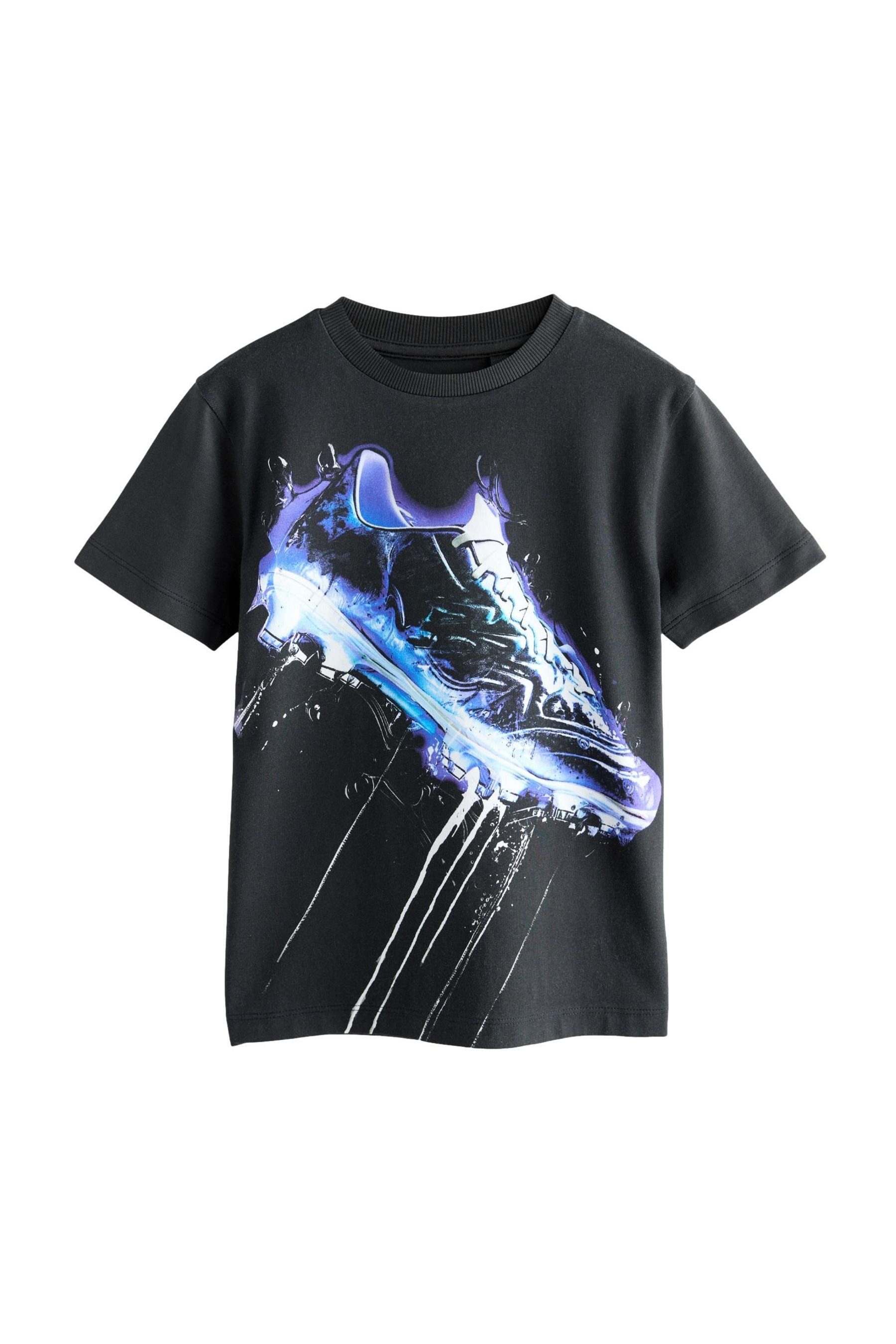 Black/Blue Football Boot