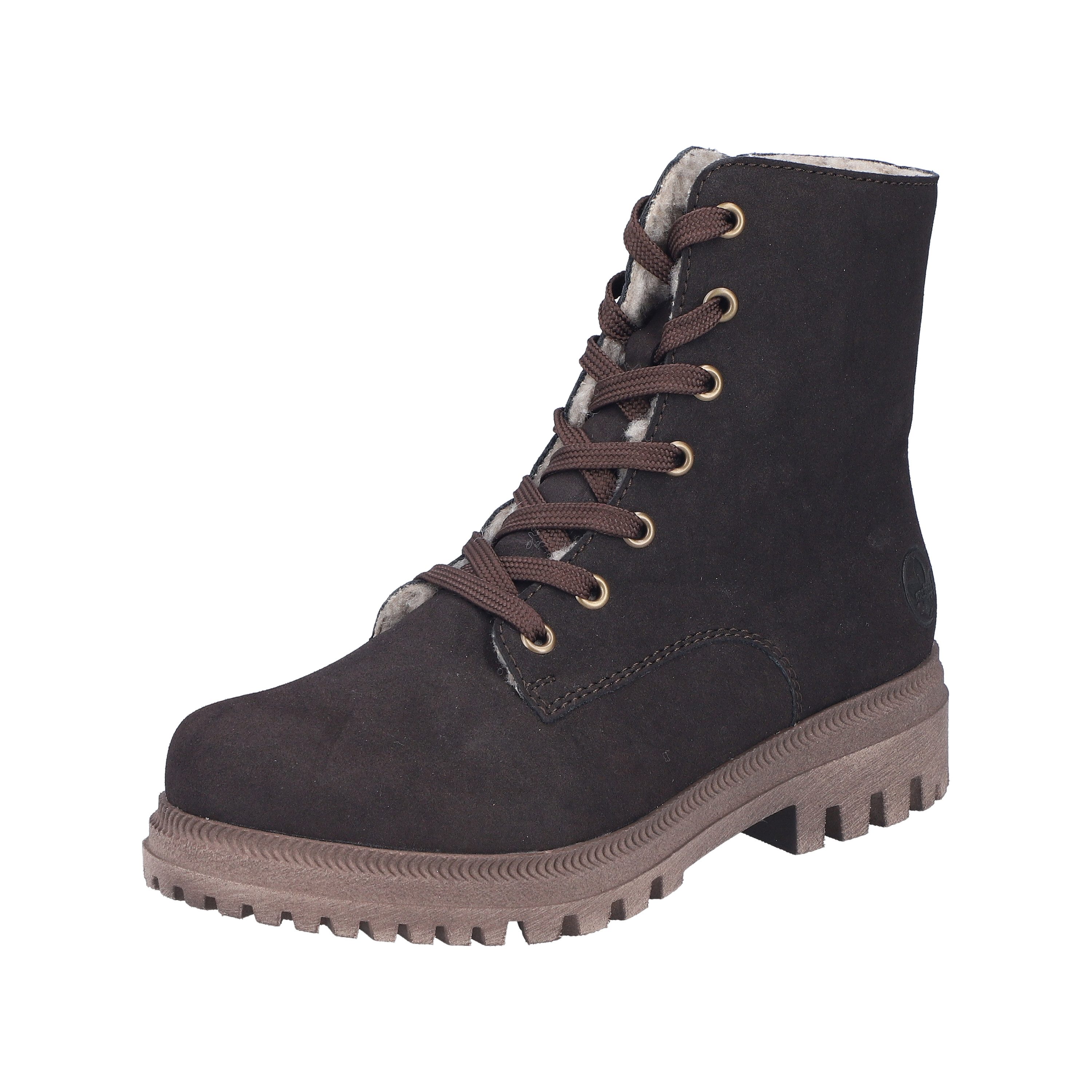 Rieker Winterboots Schnürboots, Schnürstiefelette mit zweckmäßigem Reißverschluss