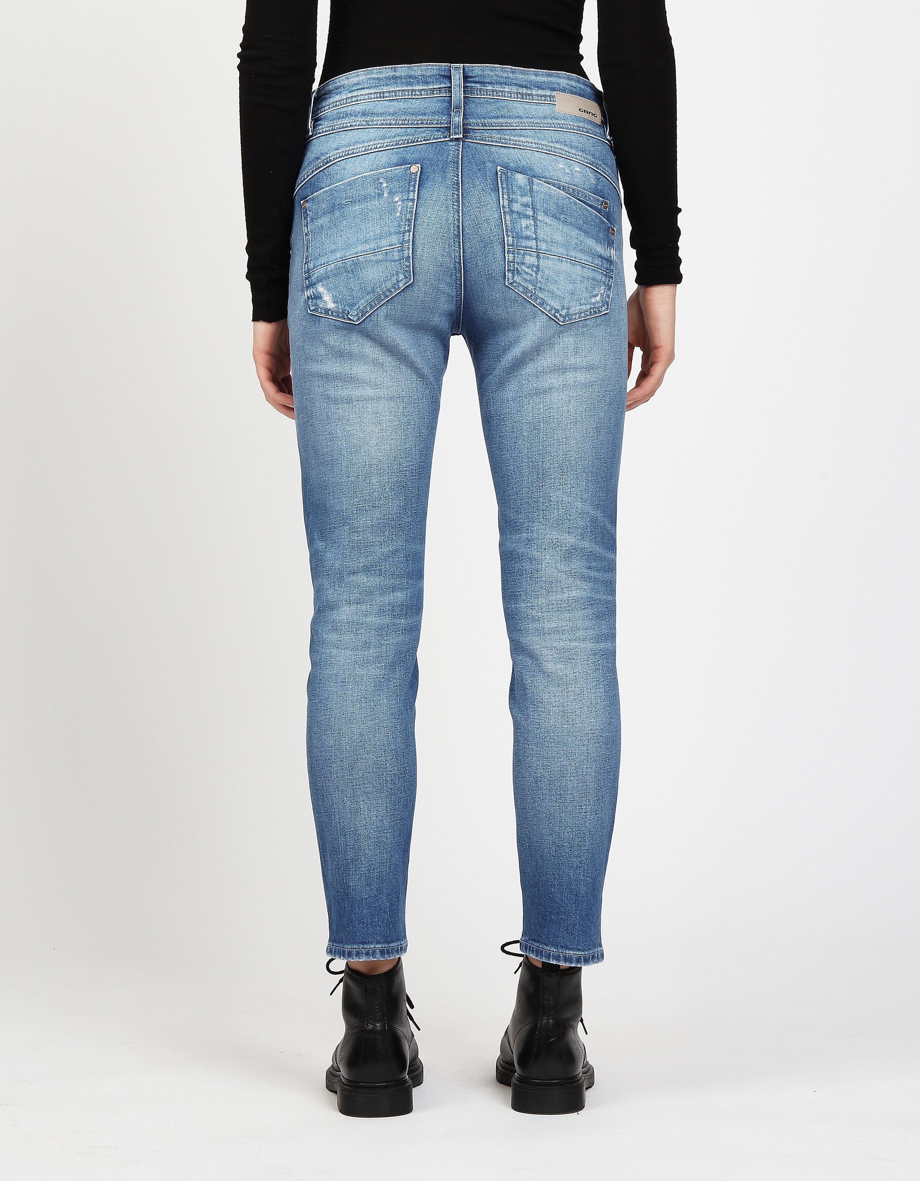 GANG Relax-fit-Jeans 94AMELIE mit doppelter rechter Gesäßtasche
