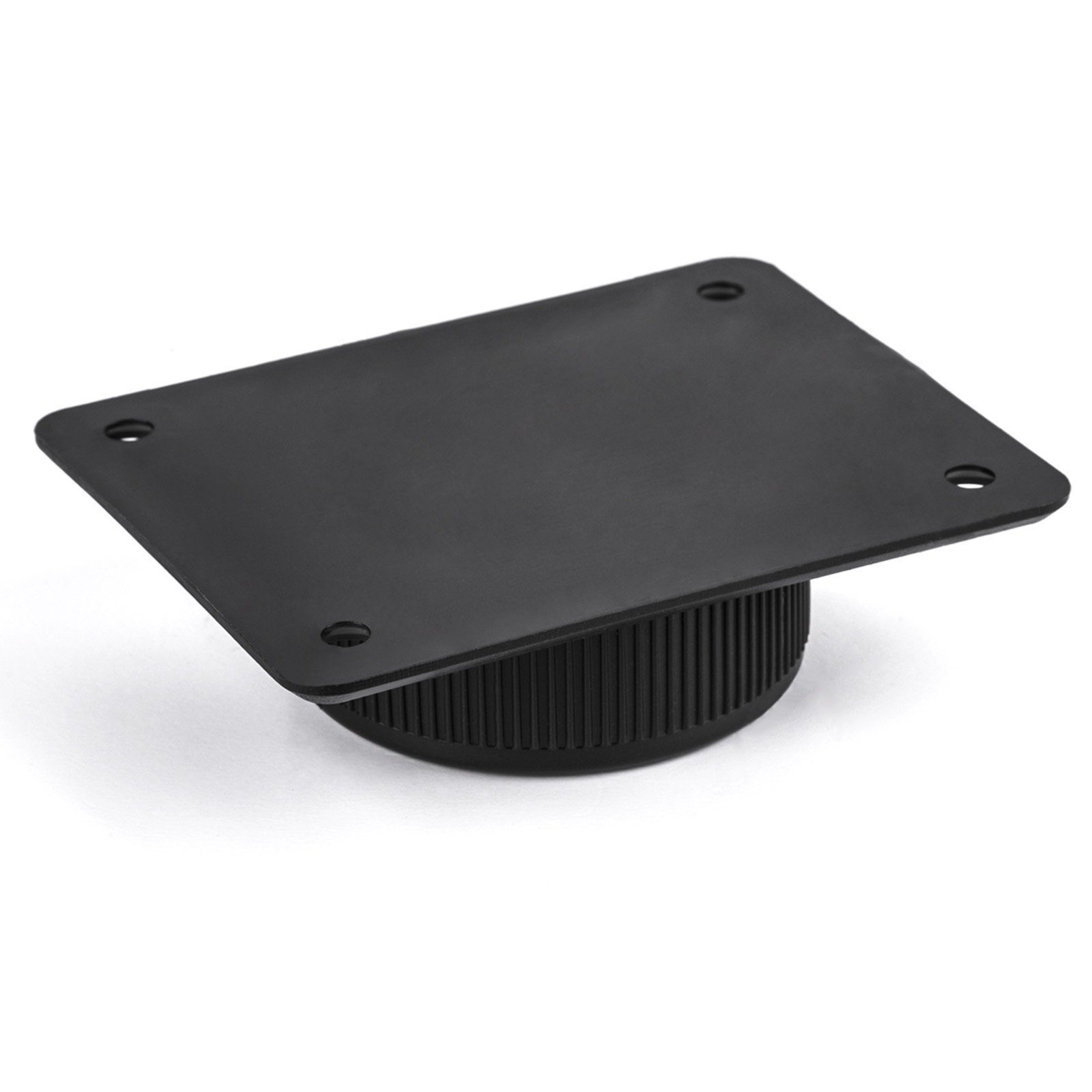 SO-TECH® Möbelfuß GOLF II schwarz rund - Durchmesser 50 mm - mit Bodengleit günstig online kaufen