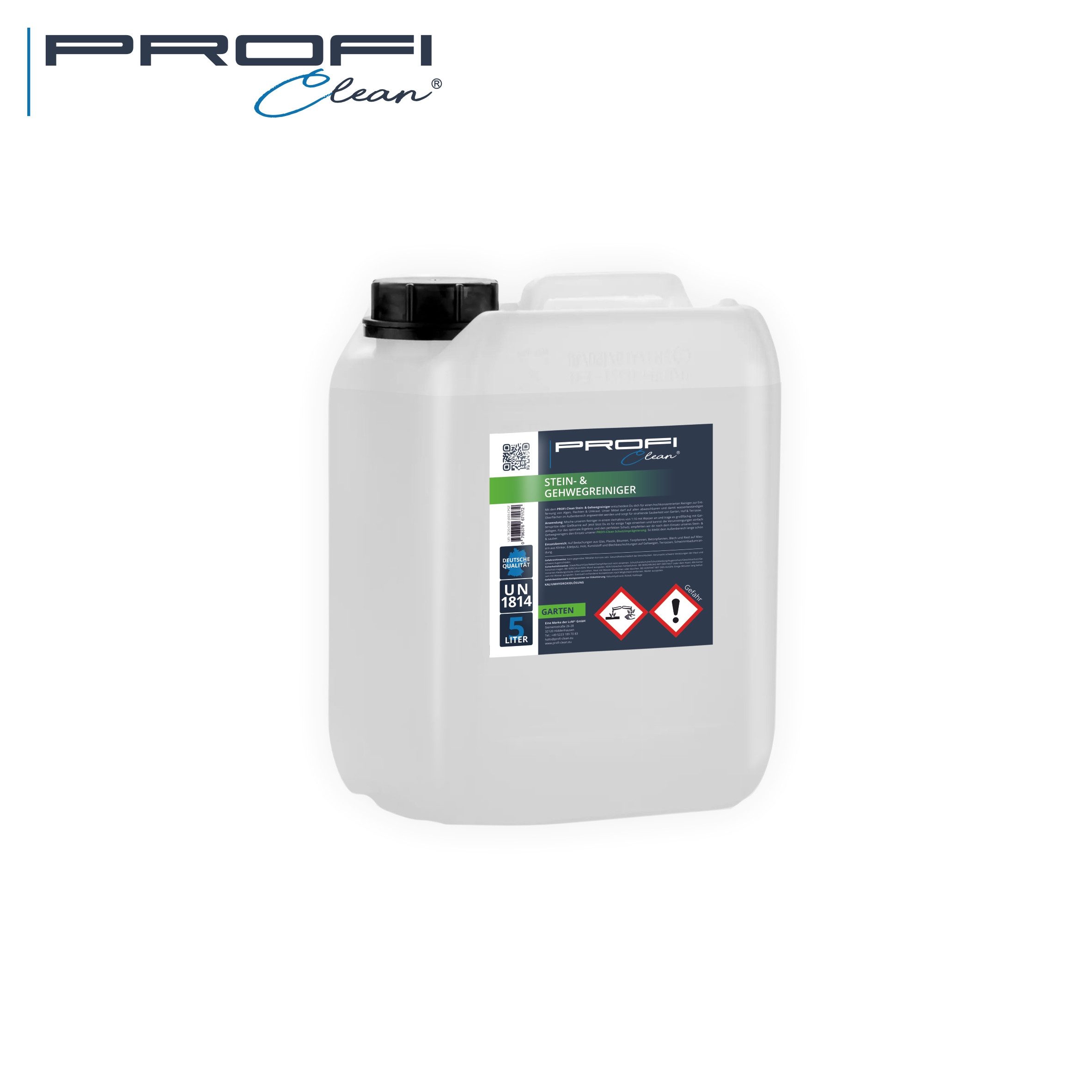 PROFI-clean® Unkrautbekämpfungsmittel Gehwegreiniger im 5 Ltr. Kanister