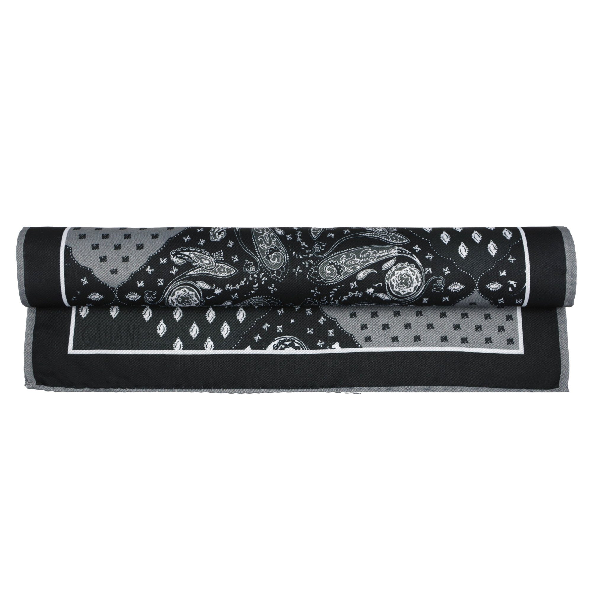 GASSANI Krawatte Herren-Krawatte Rips Fine Karo, z. Anzug Schmal Slim, Uni Seide Touch (Set, 2-St., Gepunktet, 2, Getupft, Paisley, Bunt, Geblümt, Schlips, Eins – Bild 5 von 5