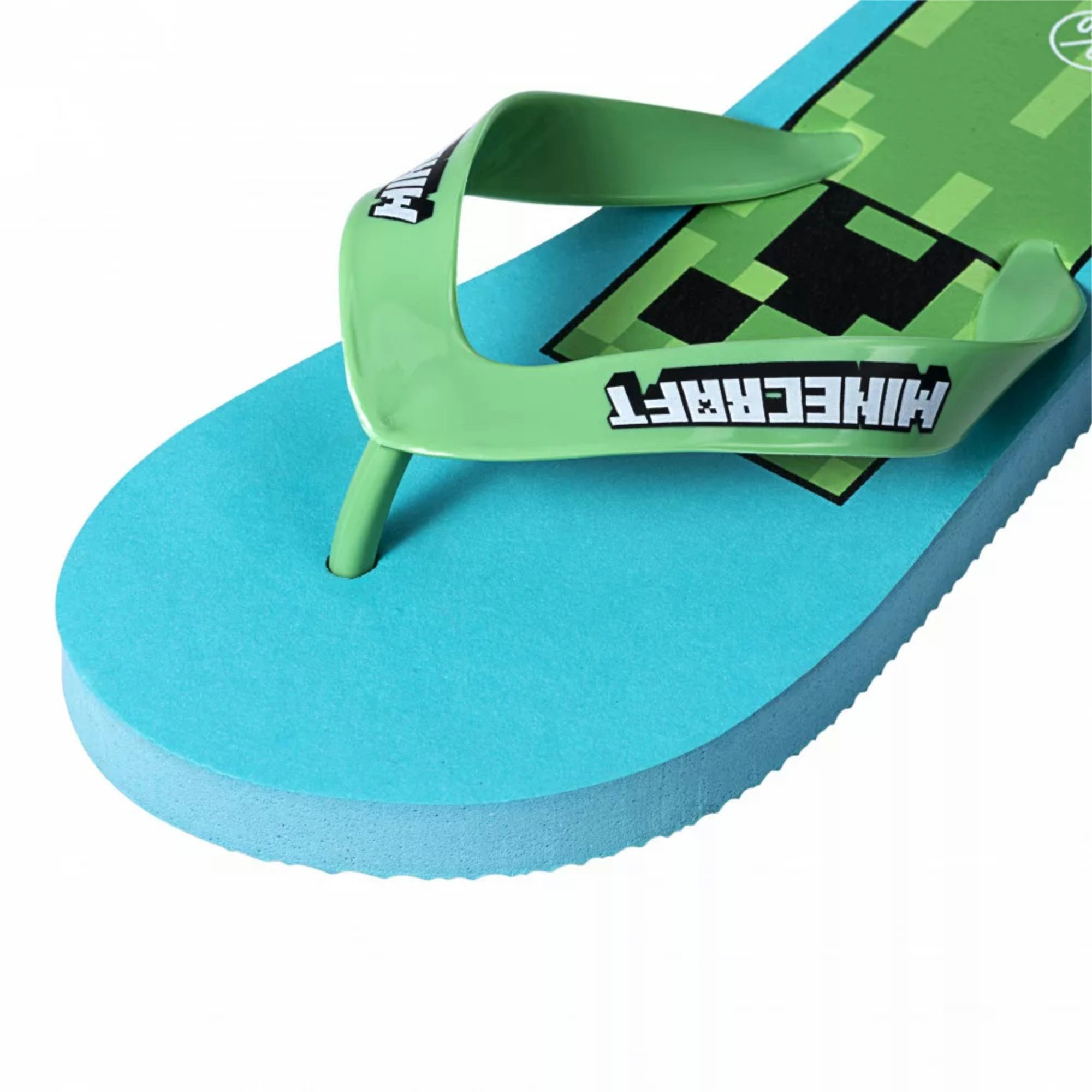 Minecraft Minecraft Creeper Jungen Latschen Zehentrenner Gr. 29 bis 38