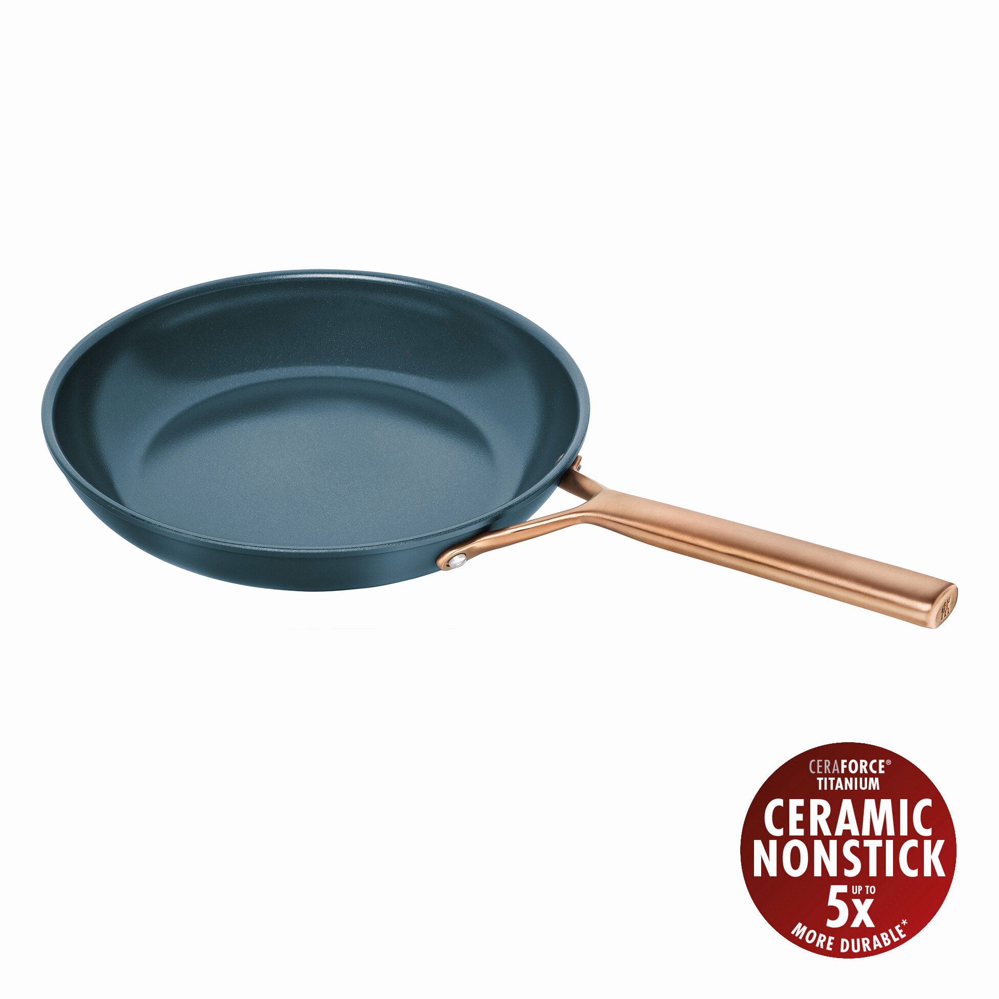 Zwilling Bratpfanne Milano, Aluminium (1-tlg), Keramik-Antihaftbeschichtung, Induktion, Made in Italy