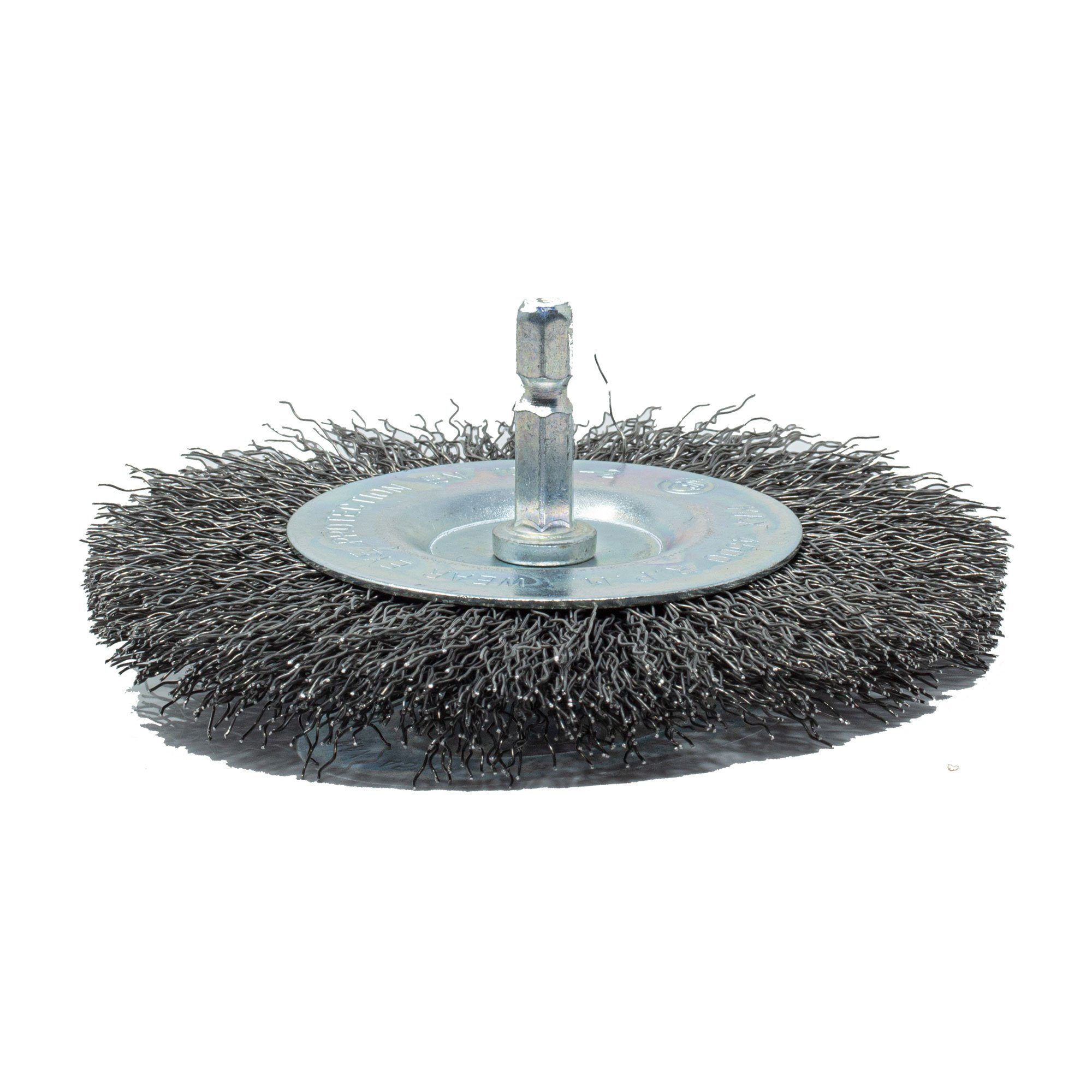 Grizzly Tools Fugenbürste Ersatzfugenbürste Metall 10 cm, für Akku Reinigungsbürste ARB 2040-2S, (4 Stück)