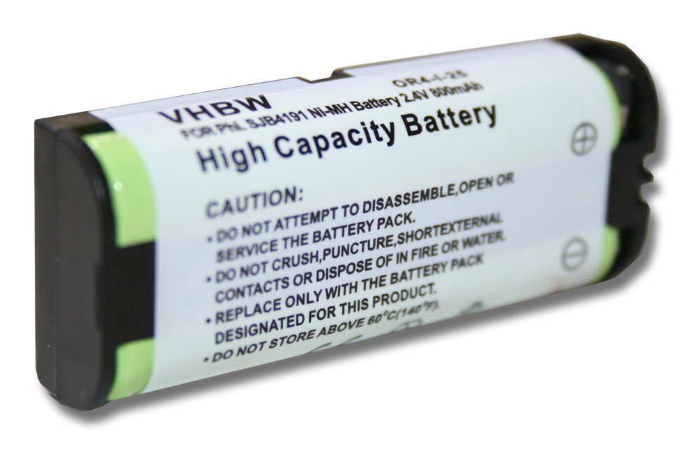 vhbw Ersatz für CPH-508 für Akku NiMH 800 mAh (2,4 V)