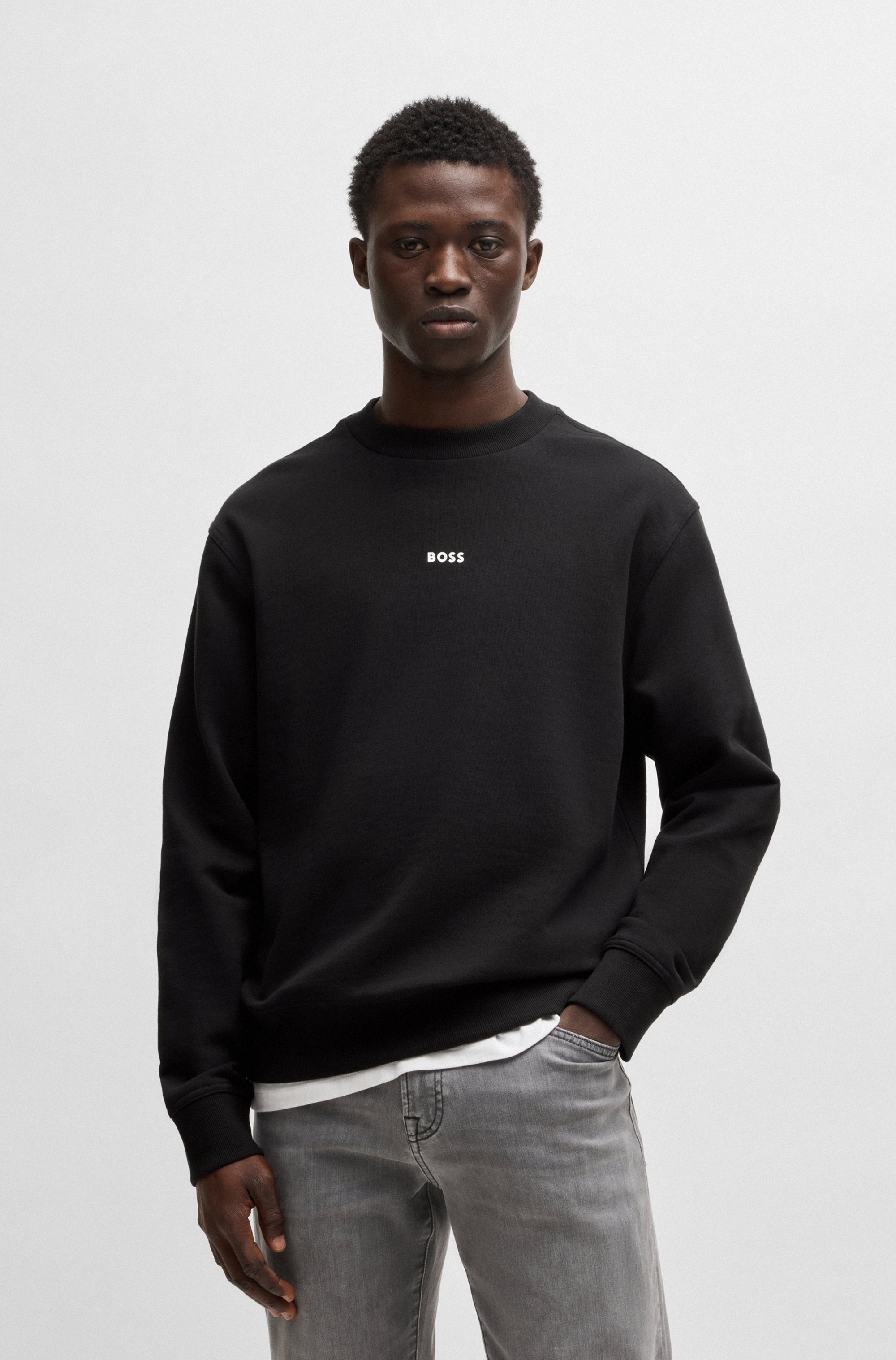 BOSS ORANGE Sweatshirt WeSmallcrew mit Logo günstig online kaufen