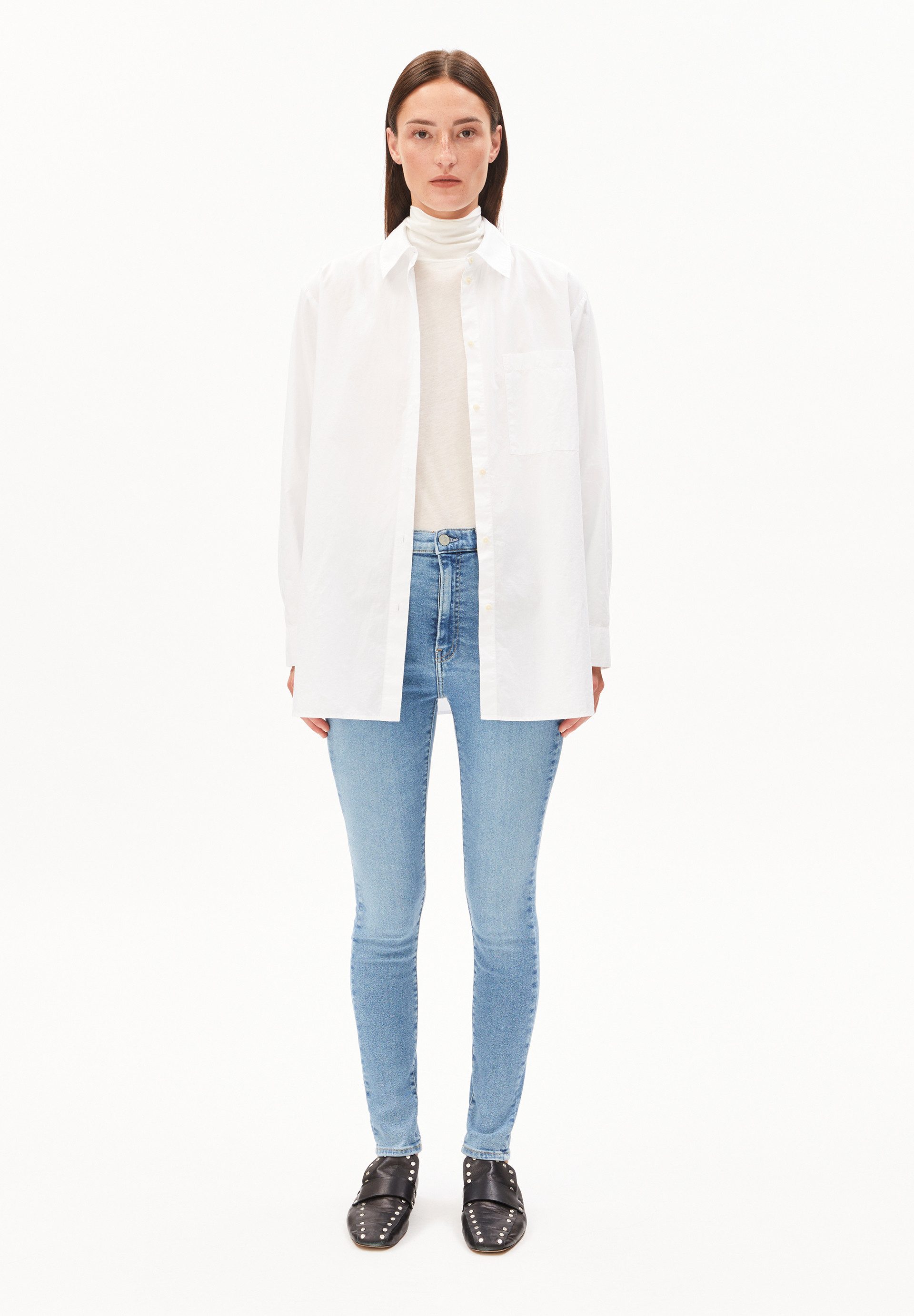 Armedangels Skinny-fit-Jeans INGAA (X-Stretch) High waist