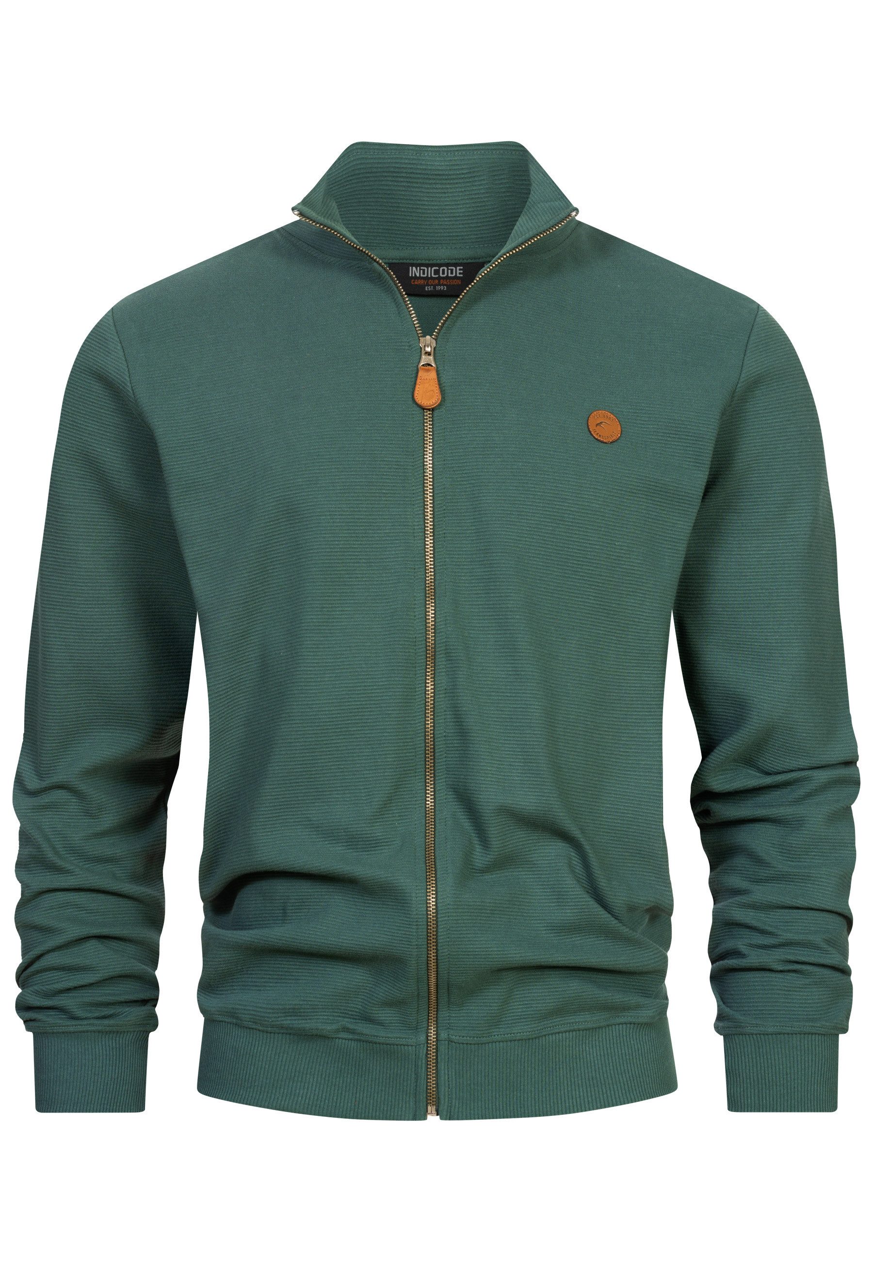Indicode Sweatjacke Herren INGuadalupe Cardigan Herrenstrickjacke mit dezen günstig online kaufen